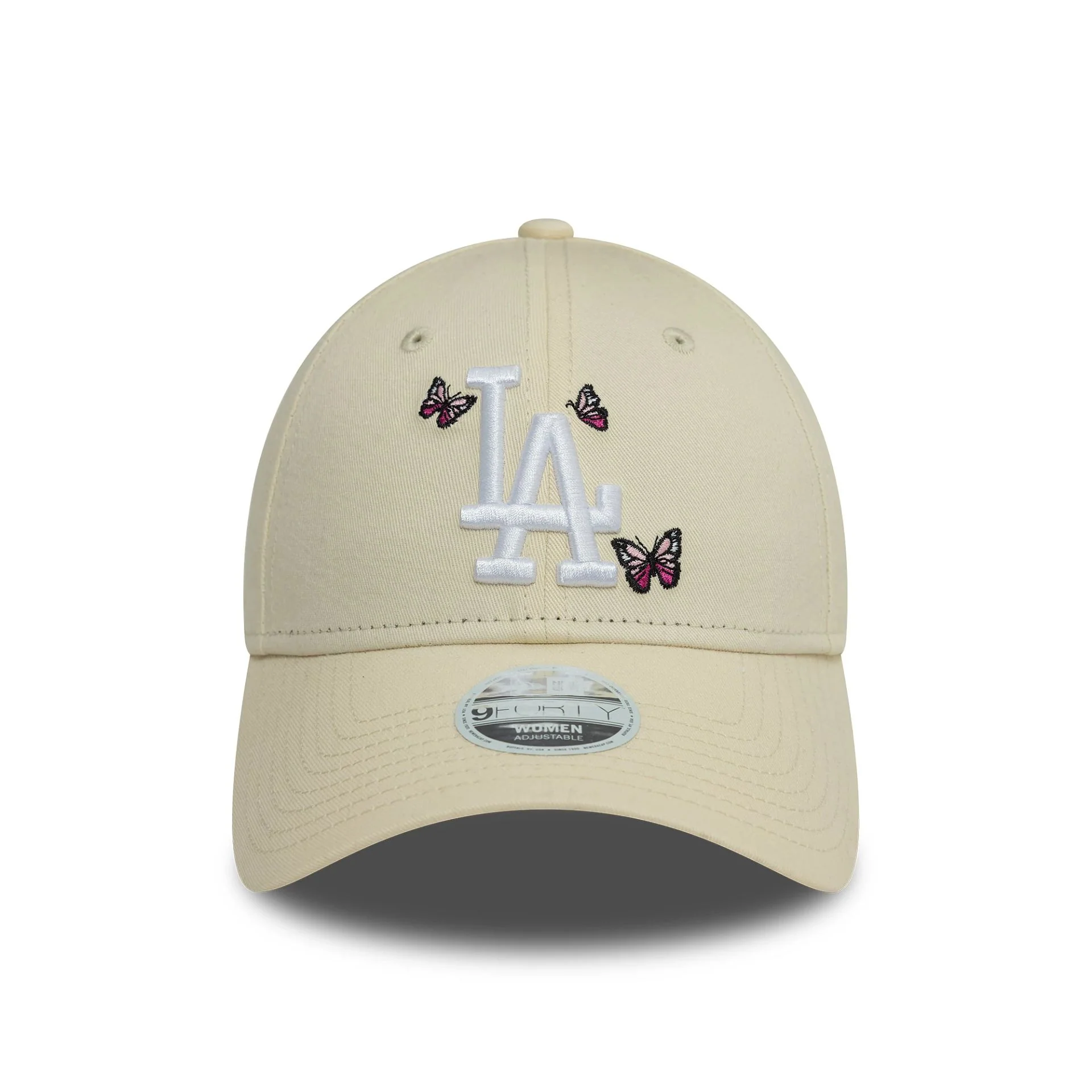 LA Dodgers Womens Icon Cream 9FORTY Adjustable Cap - Image 2