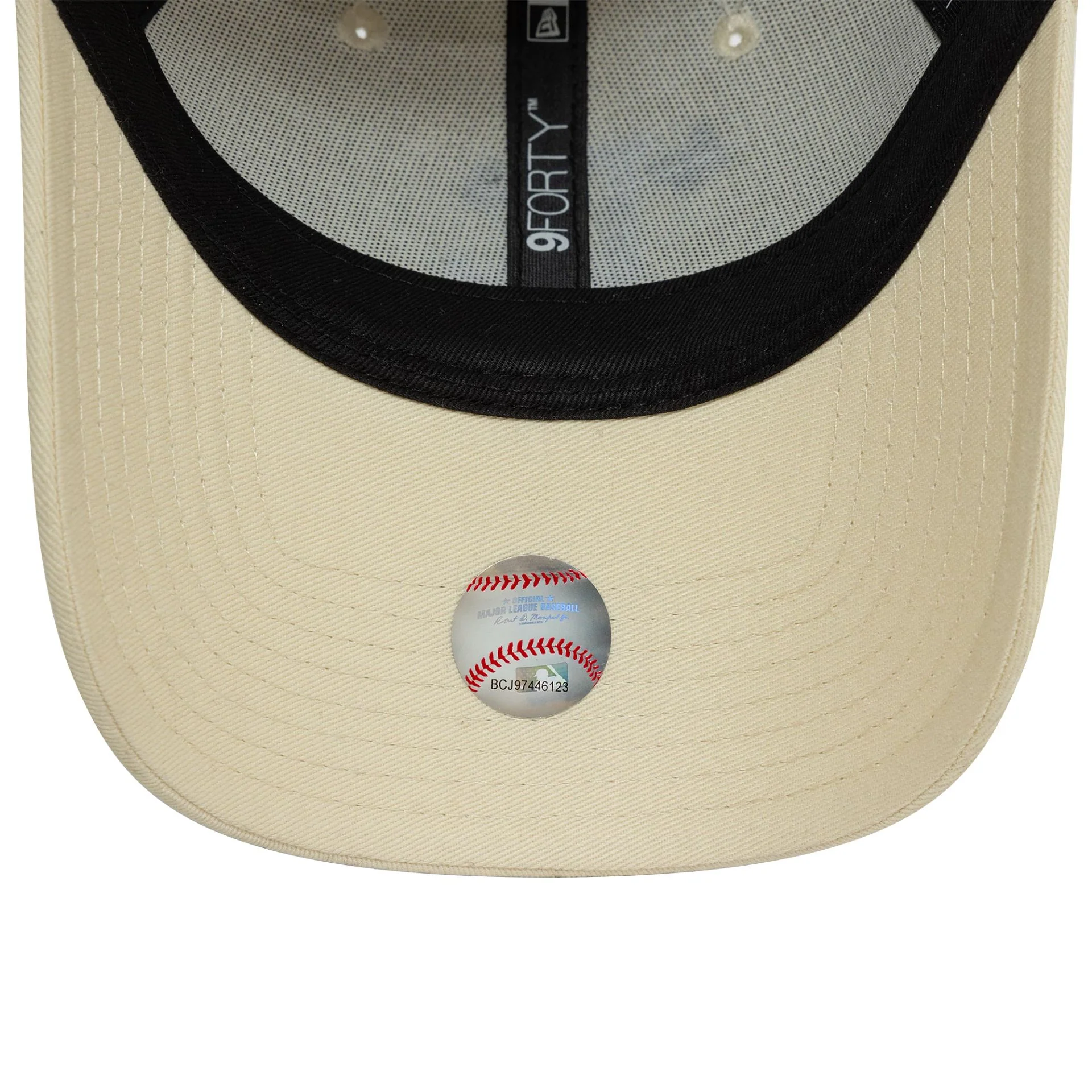 LA Dodgers Womens Icon Cream 9FORTY Adjustable Cap - Image 5