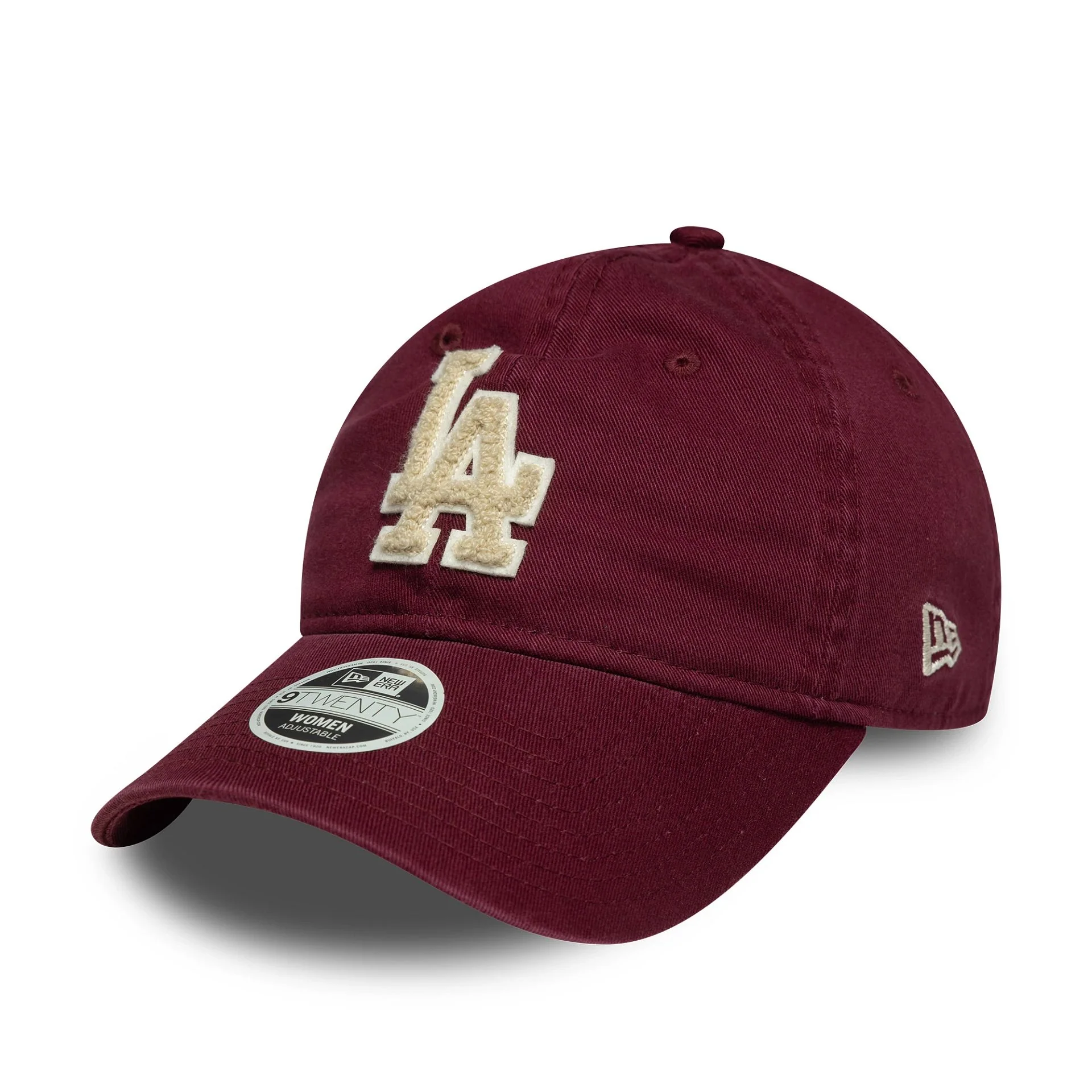 LA Dodgers Womens MLB Boucle Dark Red 9TWENTY Adjustable Cap - Image 5