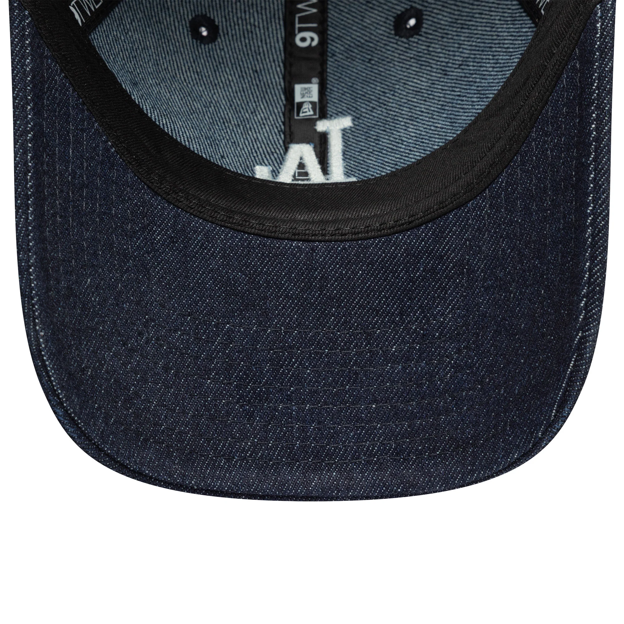 LA Dodgers Womens MLB Denim Stitch Navy 9TWENTY Cap - Image 4