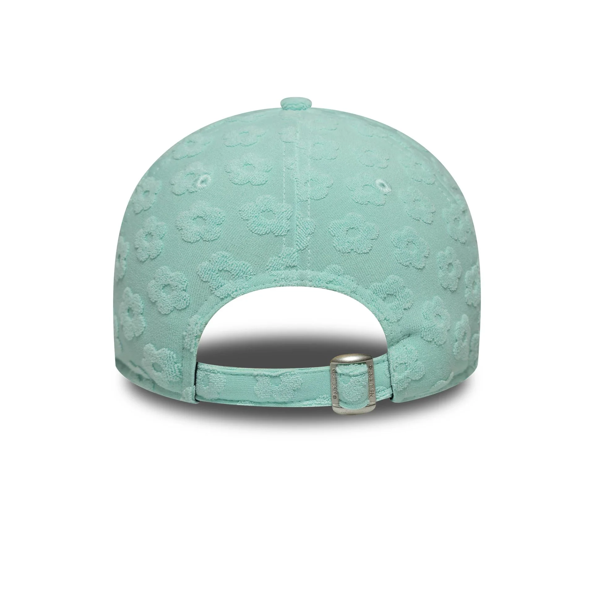 LA Dodgers Womens MLB Floral Towelling Pastel Green 9FORTY Adjustable Cap - Image 4