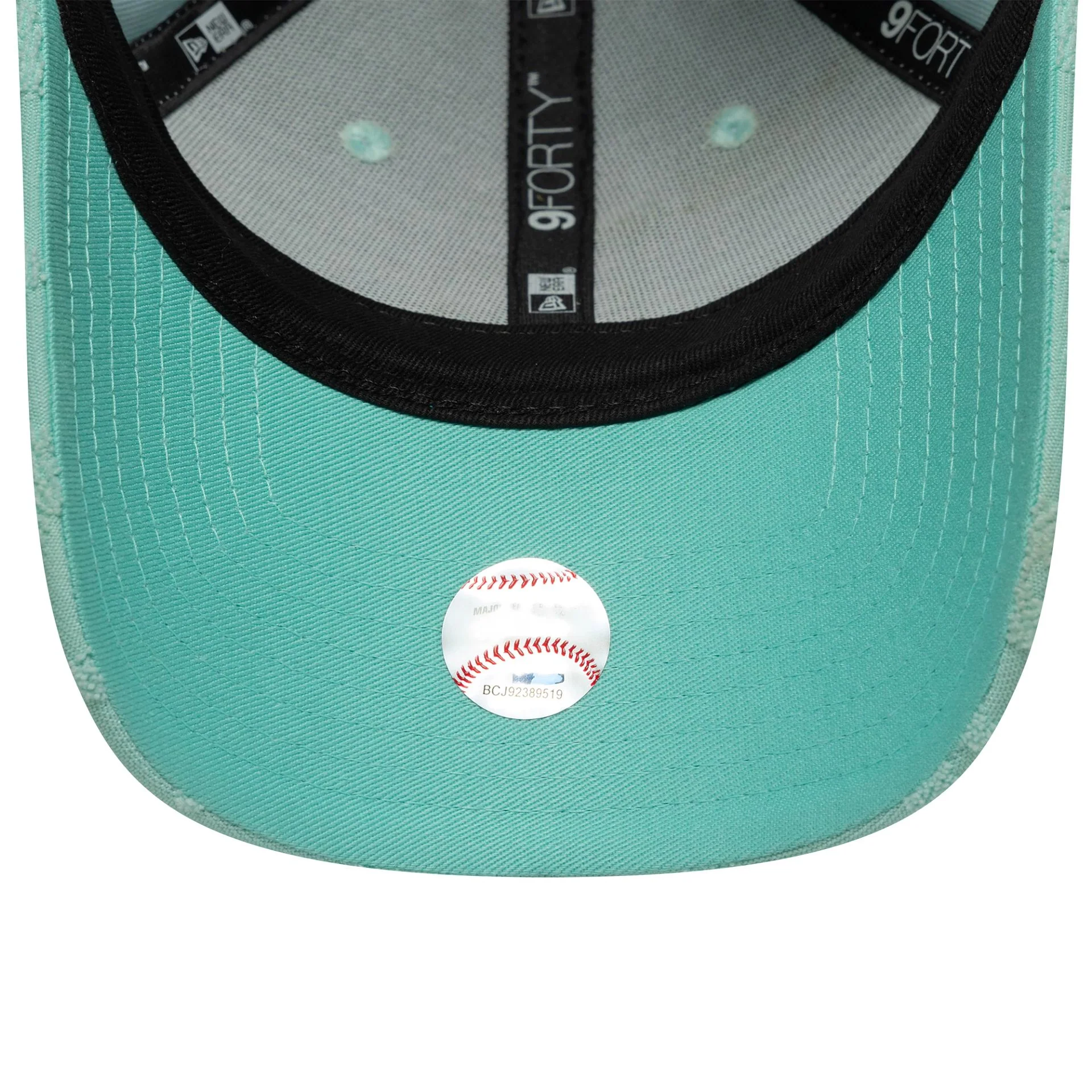 LA Dodgers Womens MLB Floral Towelling Pastel Green 9FORTY Adjustable Cap - Image 5