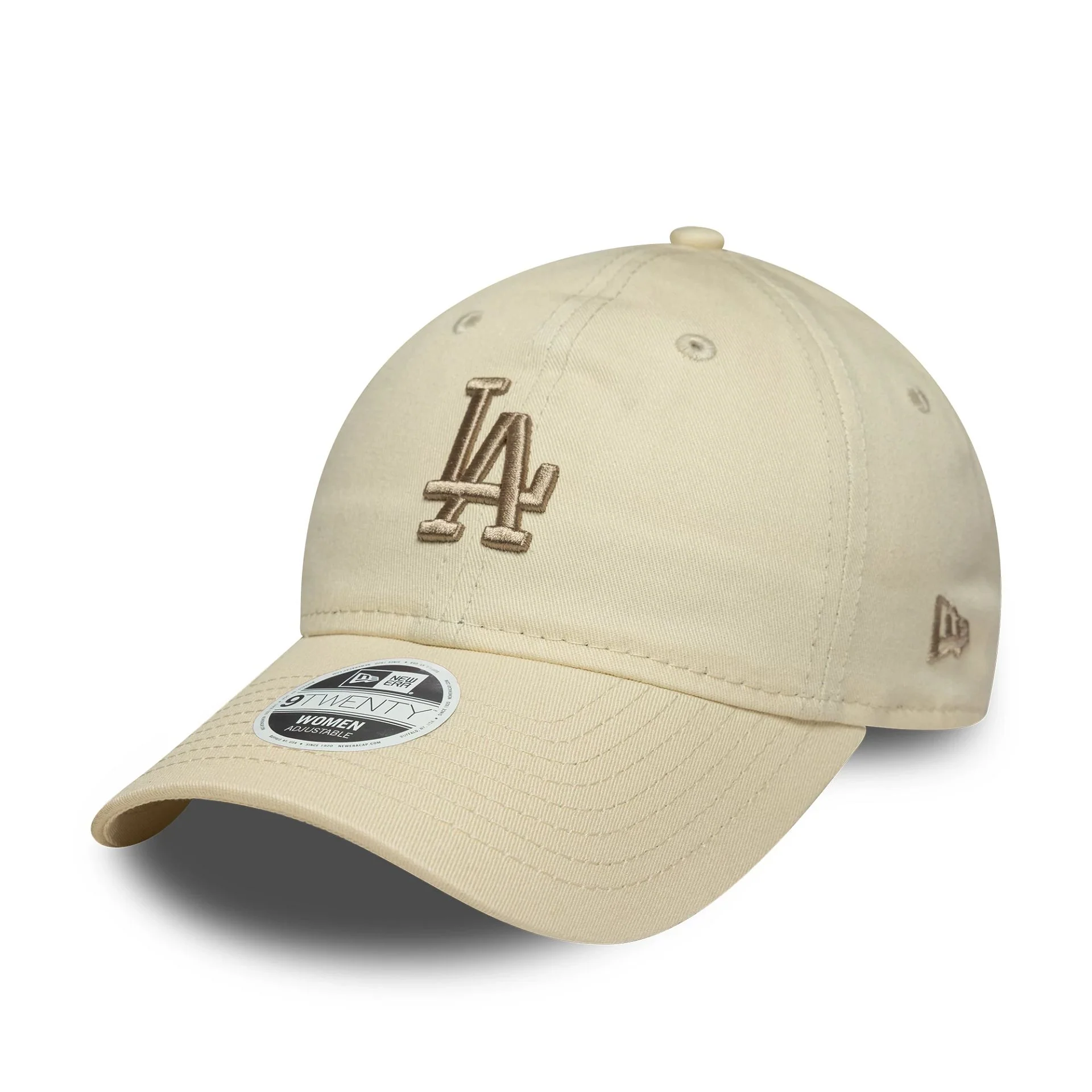 LA Dodgers Womens MLB Midi Light Beige 9TWENTY Cap - Image 5