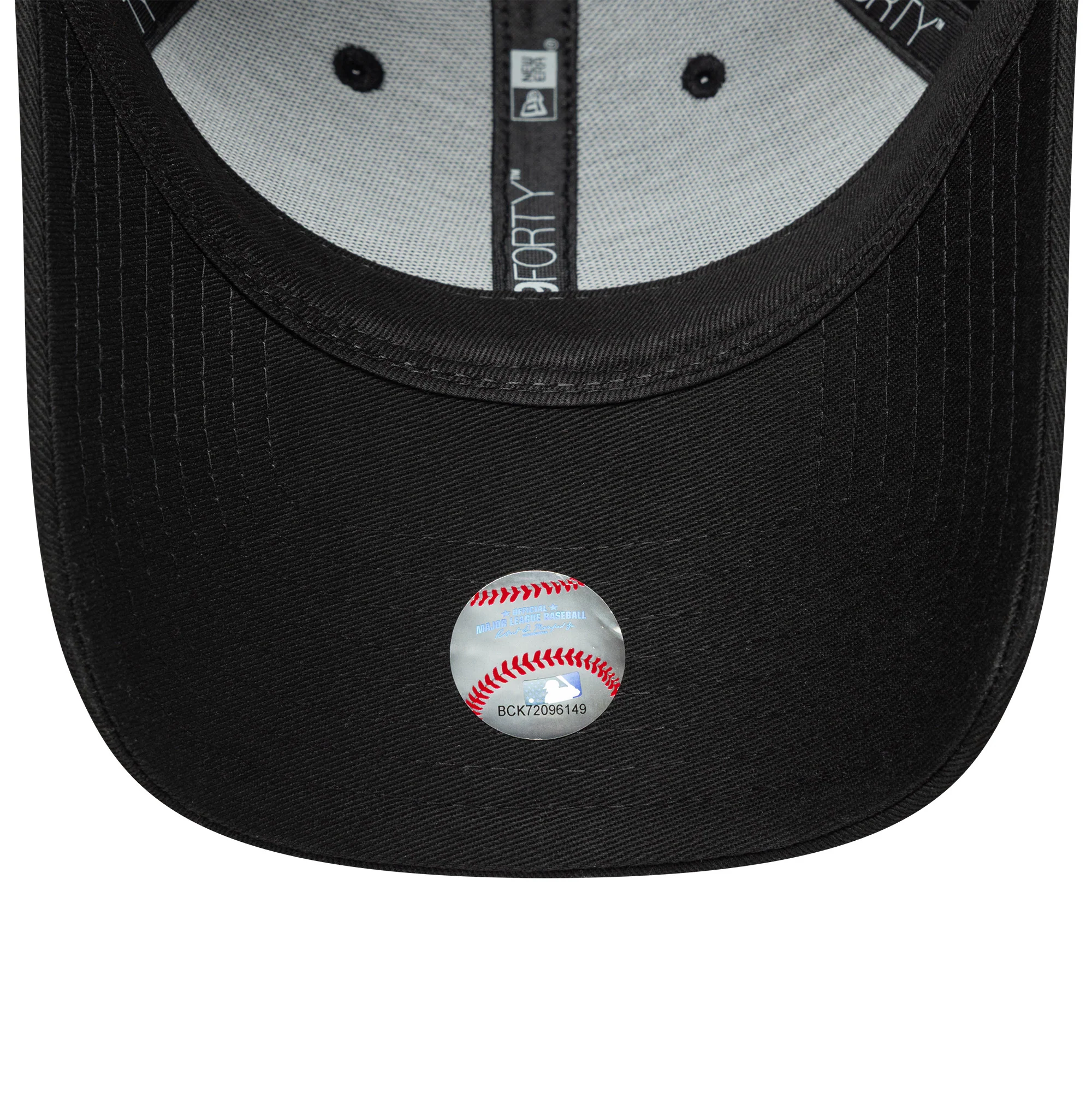 LA Dodgers Womens MLB Sequin Wordmark Black 9FORTY Cap - Image 4
