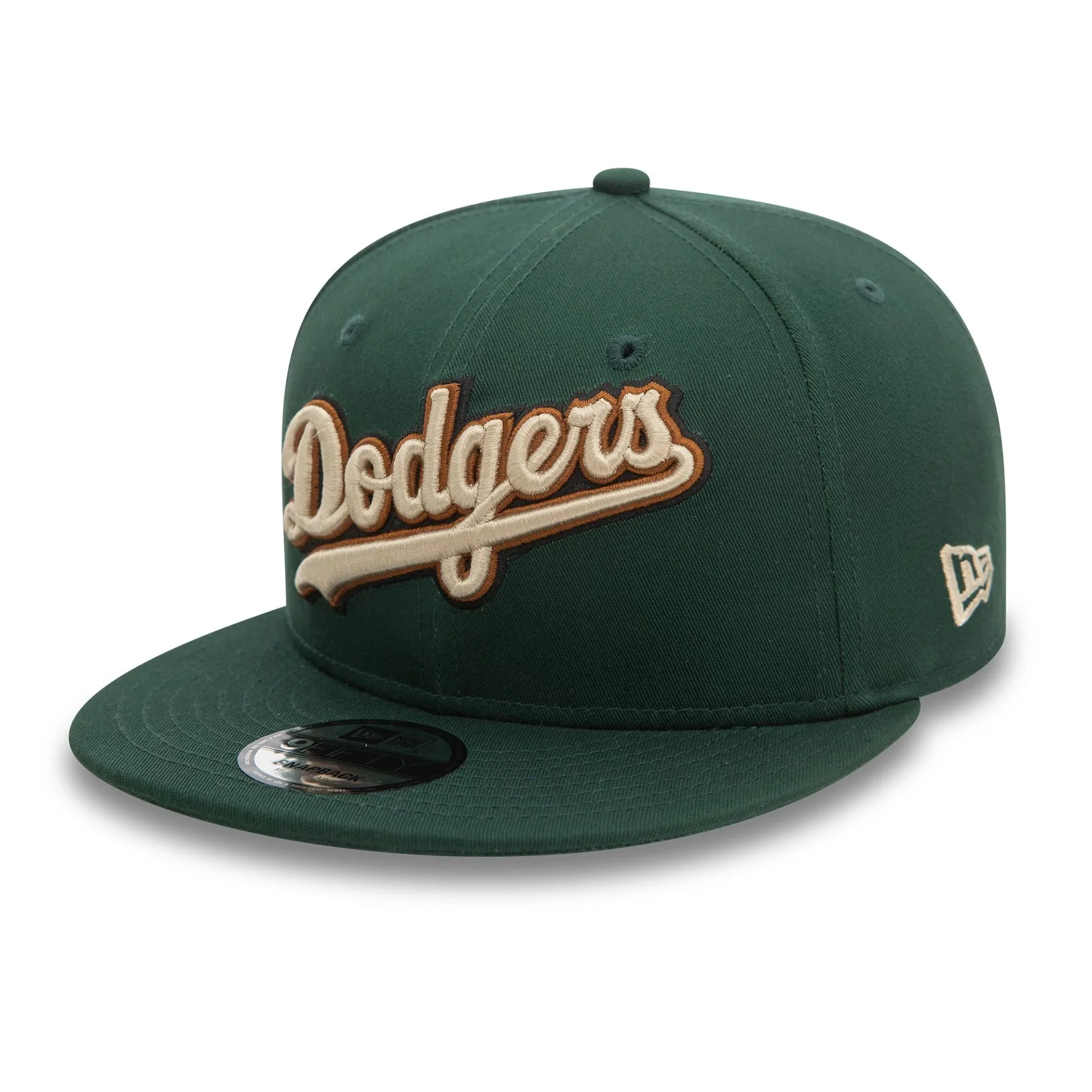 LA Dodgers Wordmark Patch Dark Green 9FIFTY Cap - Image 3
