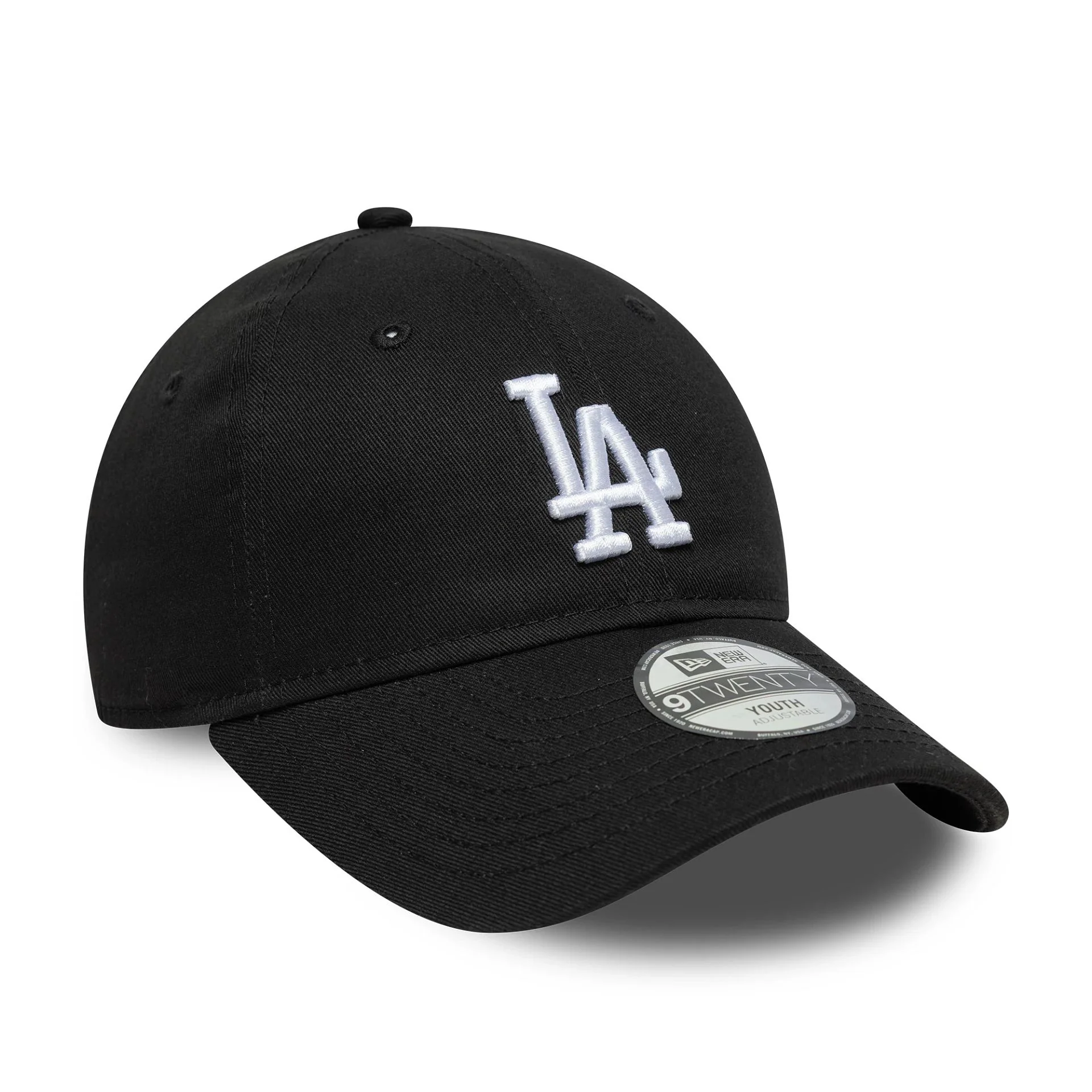 LA Dodgers Youth MLB League Essential Black 9TWENTY Cap - Image 2