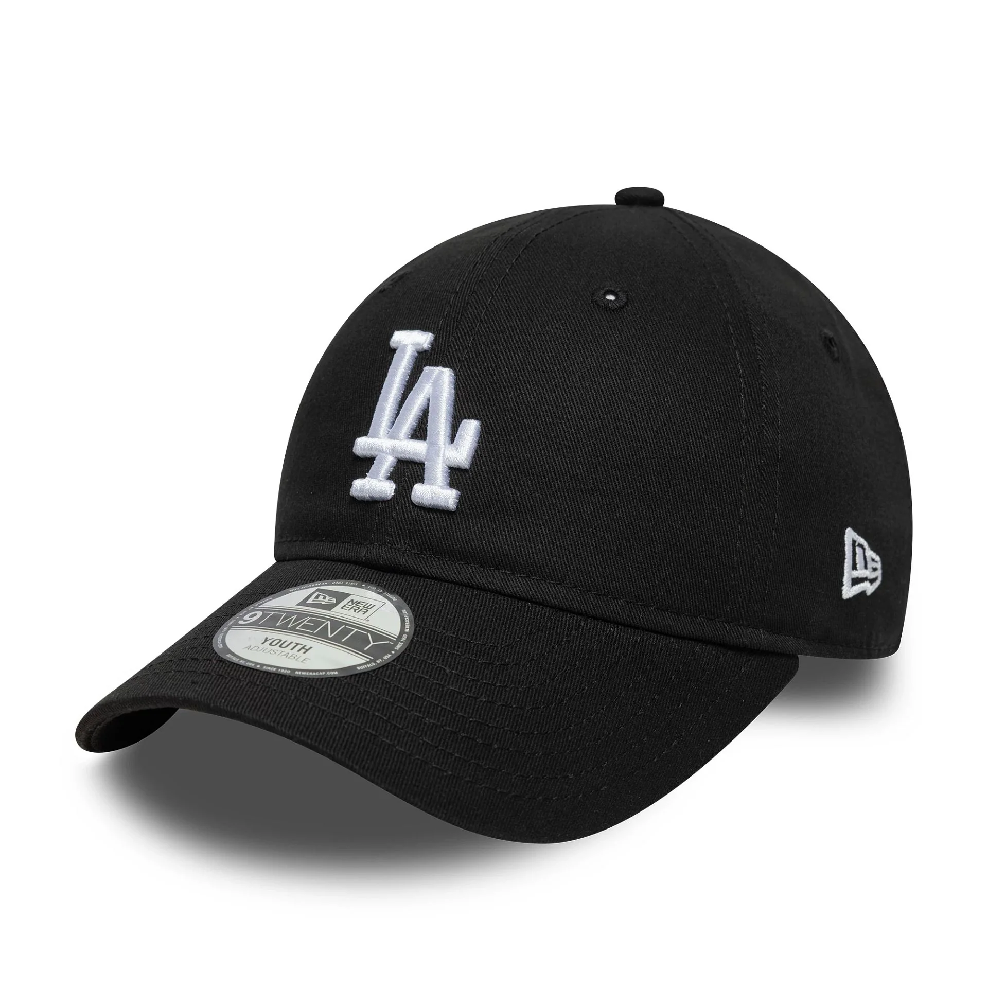 LA Dodgers Youth MLB League Essential Black 9TWENTY Cap - Image 5