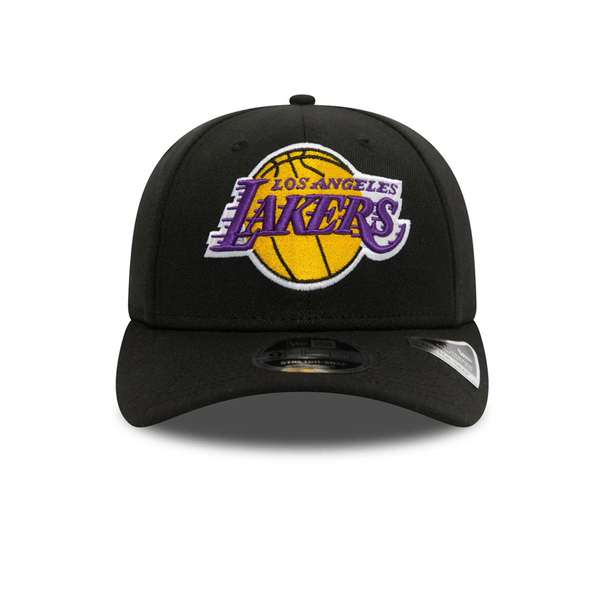 LA Lakers Black 9FIFTY Stretch Snap Cap - Image 3