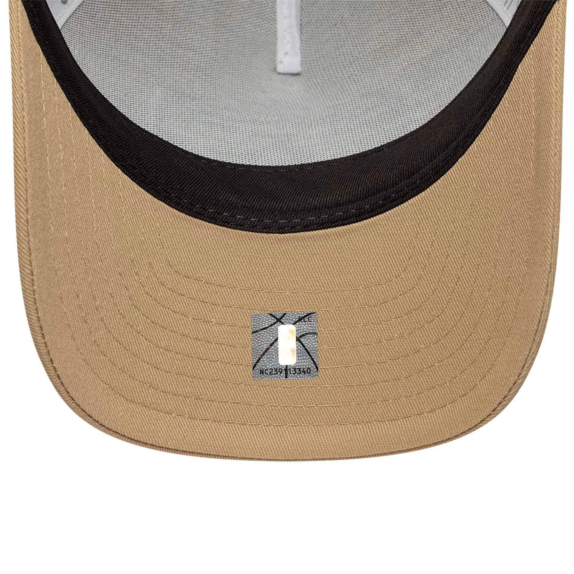 LA Lakers NBA Beige 9FORTY M-Crown A-Frame Trucker Adjustable Cap - Image 5
