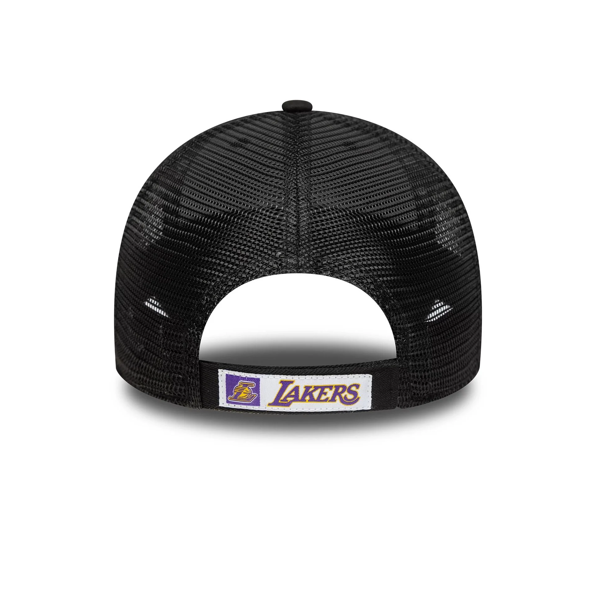 LA Lakers NBA Black 9FORTY Trucker Adjustable Cap - Image 4