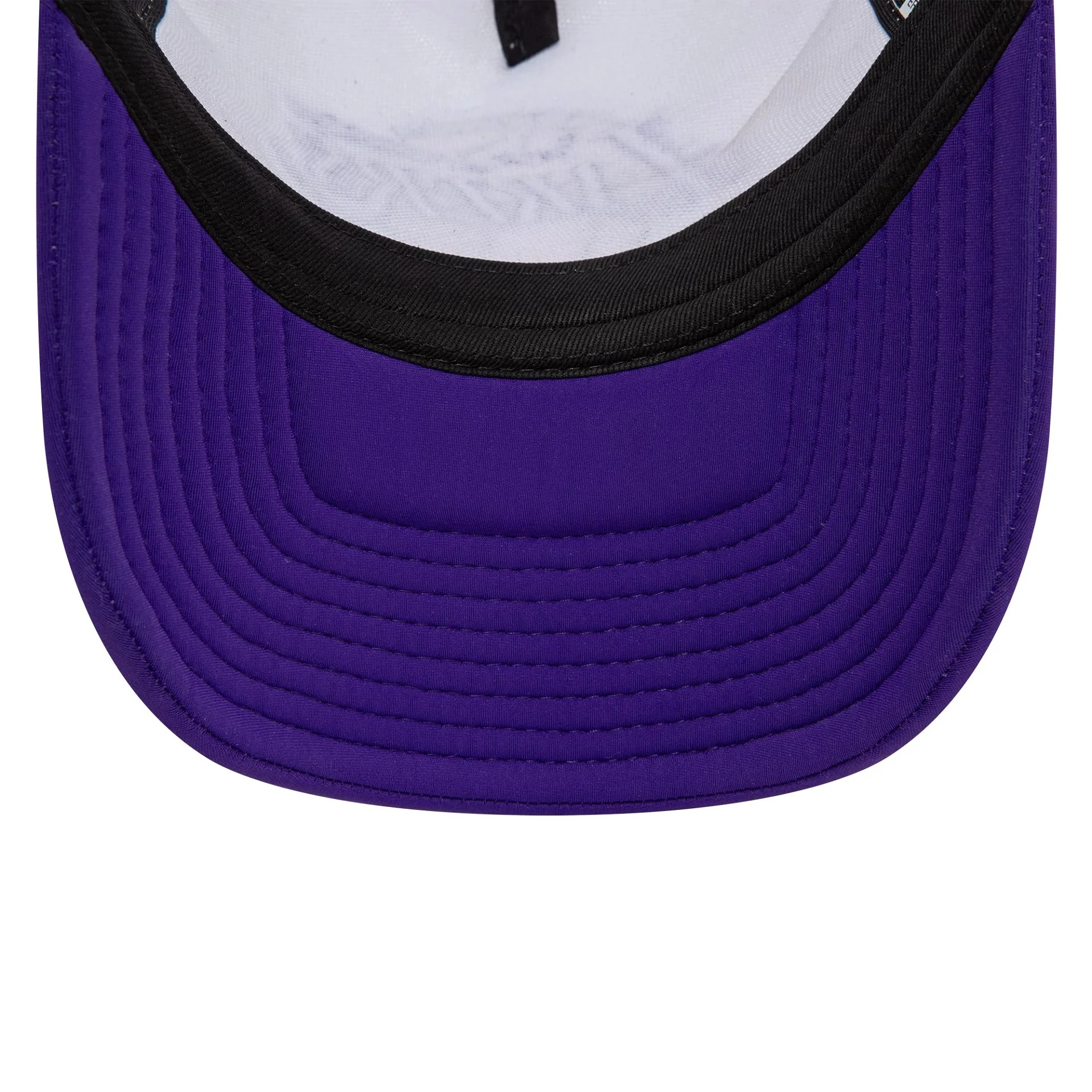 LA Lakers NBA Flower Purple 9FORTY A-Frame Trucker Adjustable Cap - Image 5