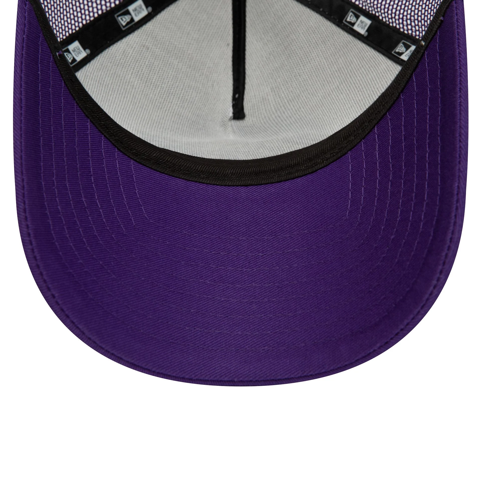 LA Lakers Team Colour Purple AFrame Trucker Cap - Image 5