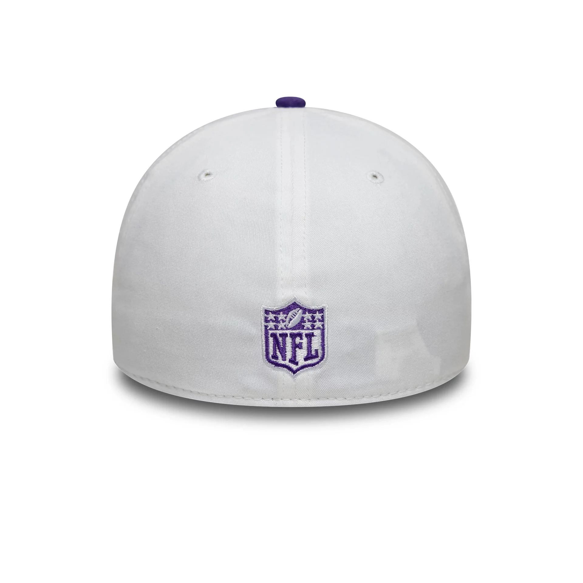 Minnesota Vikings NFL Team Logo White 39THIRTY Stretch Fit Adjustable Cap - Image 4