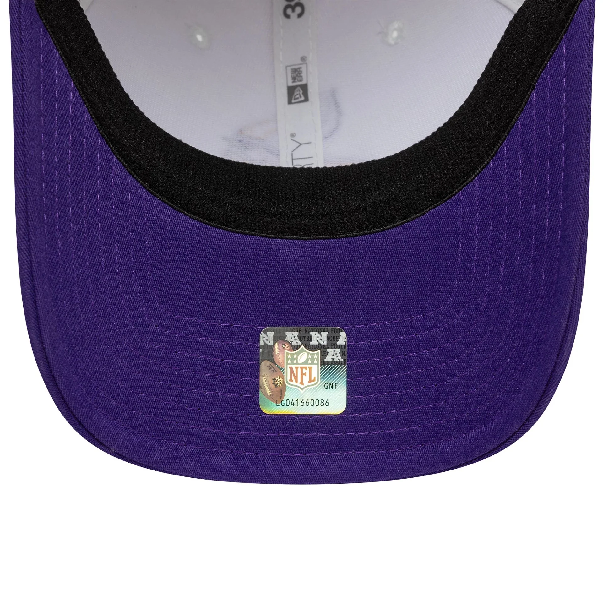 Minnesota Vikings NFL Team Logo White 39THIRTY Stretch Fit Adjustable Cap - Image 5
