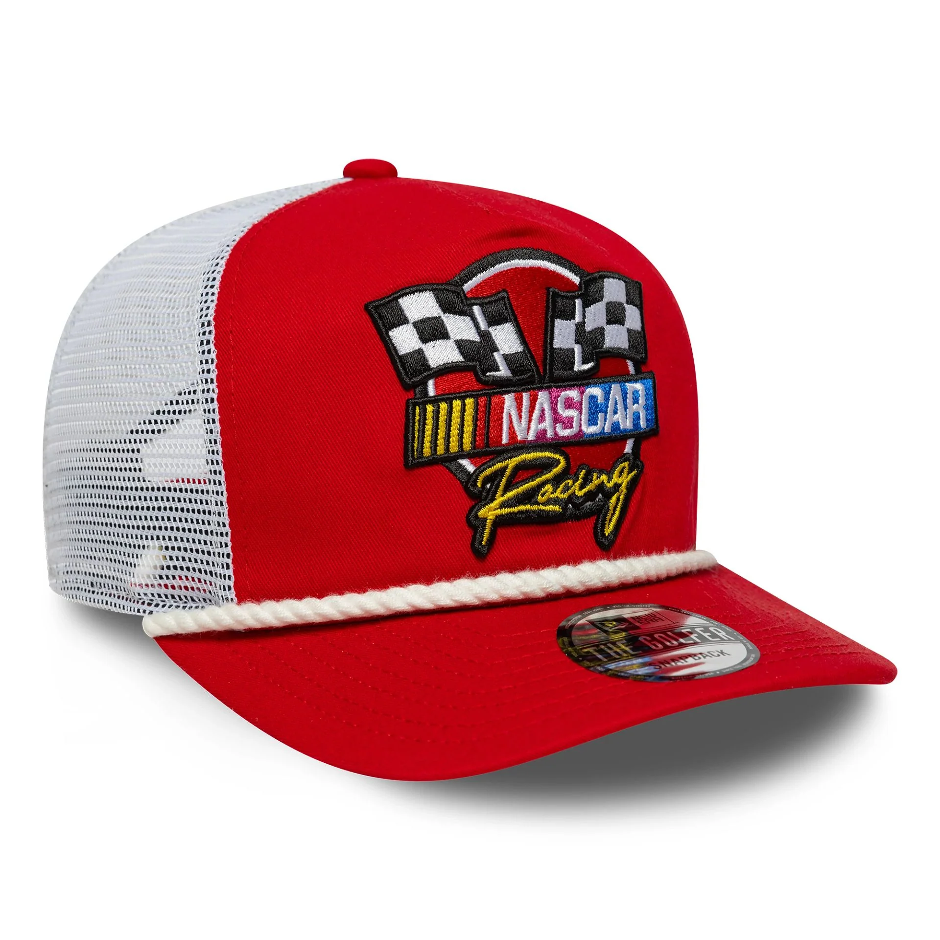 Nascar Classics Flag Red Golfer Adjustable Cap - Image 3
