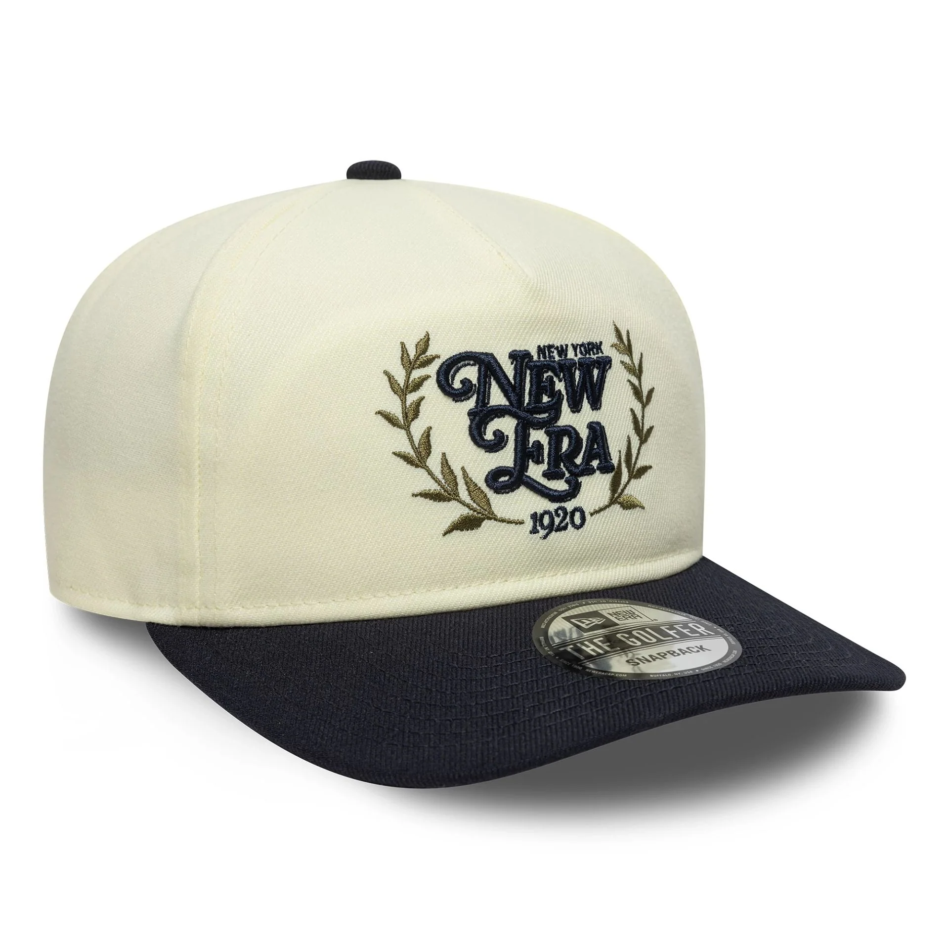 New Era Cream Pre-curved Golfer Adjustable Cap - Image 3