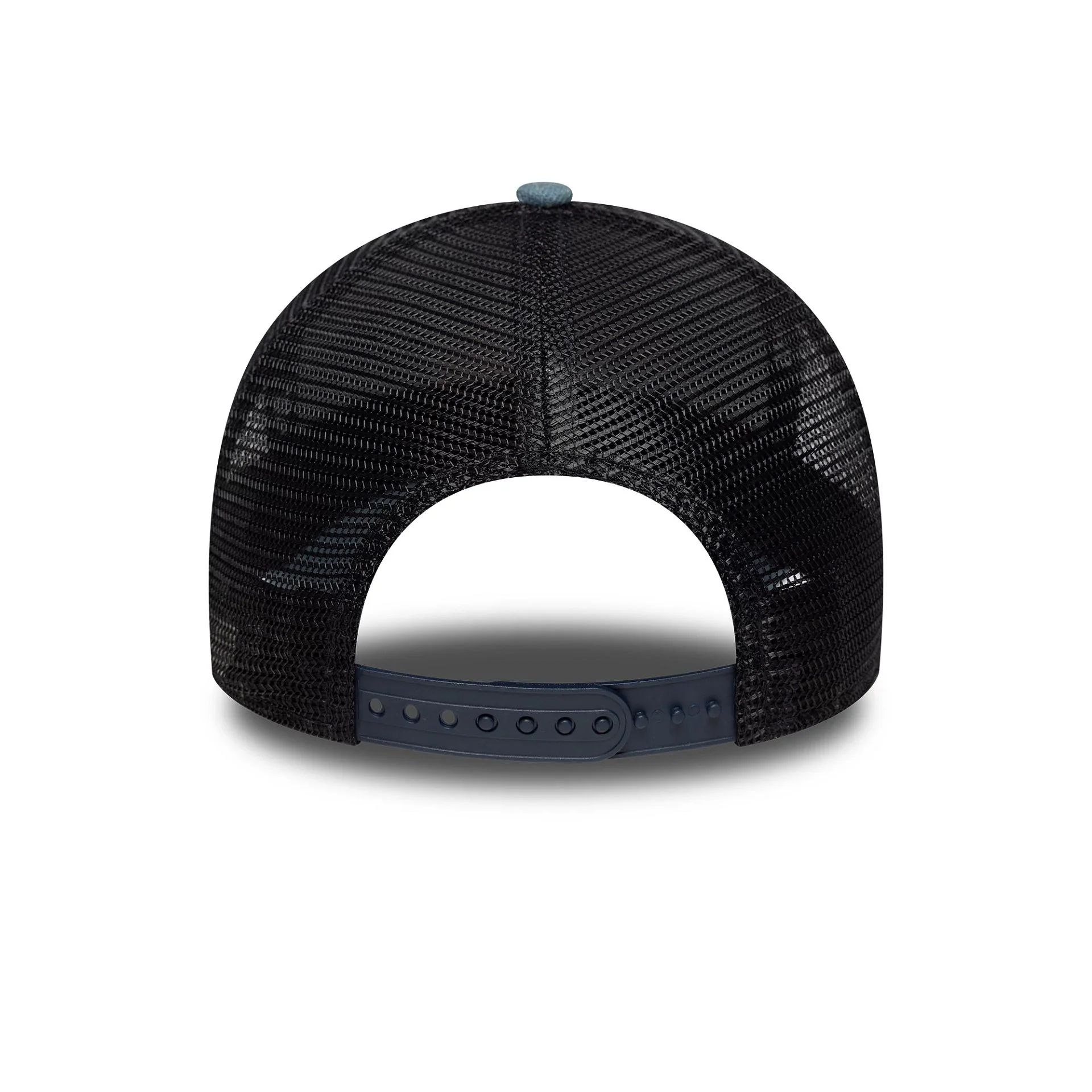 New Era Denim Patch Pastel Blue 9FORTY A-Frame Trucker Adjustable Cap - Image 3