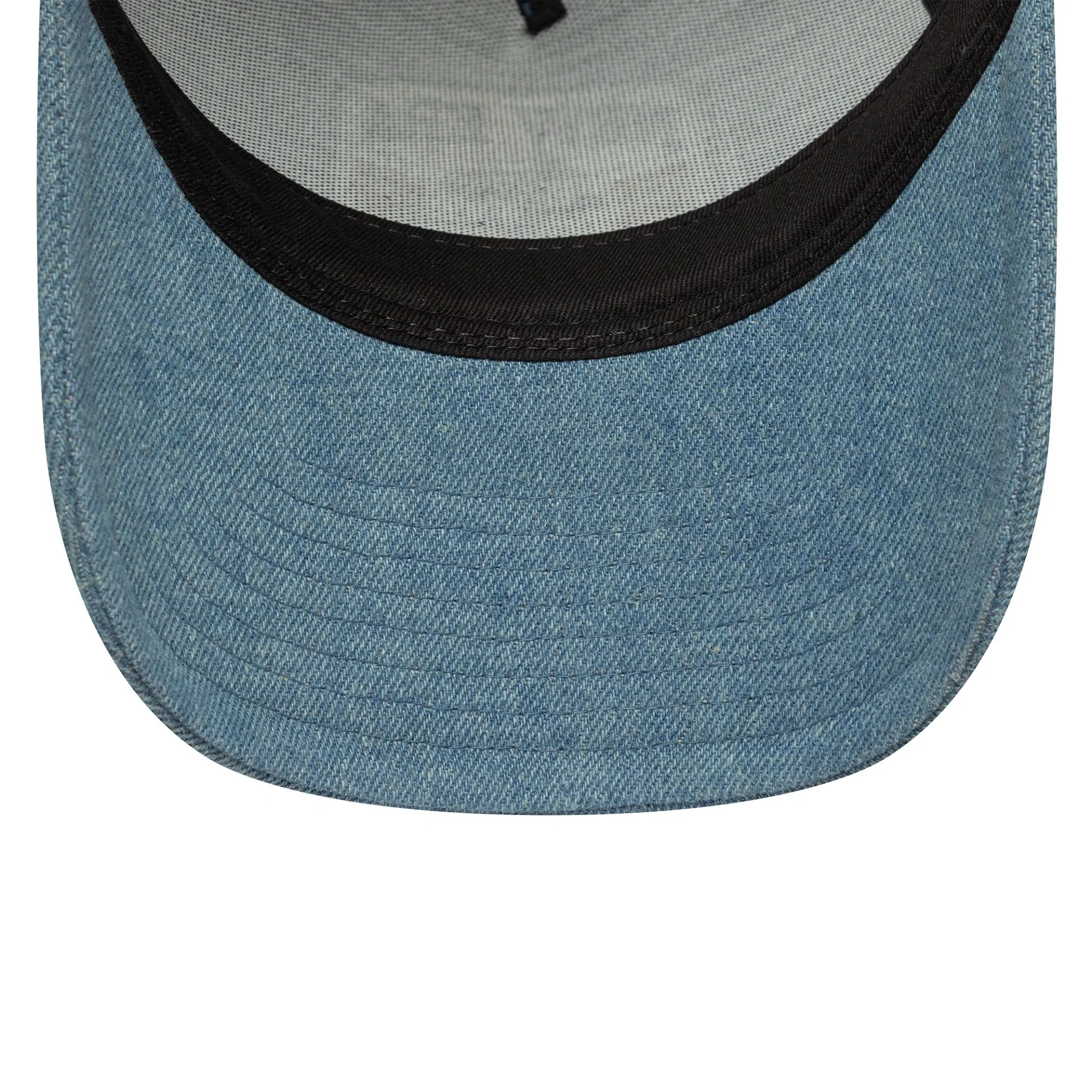 New Era Denim Patch Pastel Blue 9FORTY A-Frame Trucker Adjustable Cap - Image 4