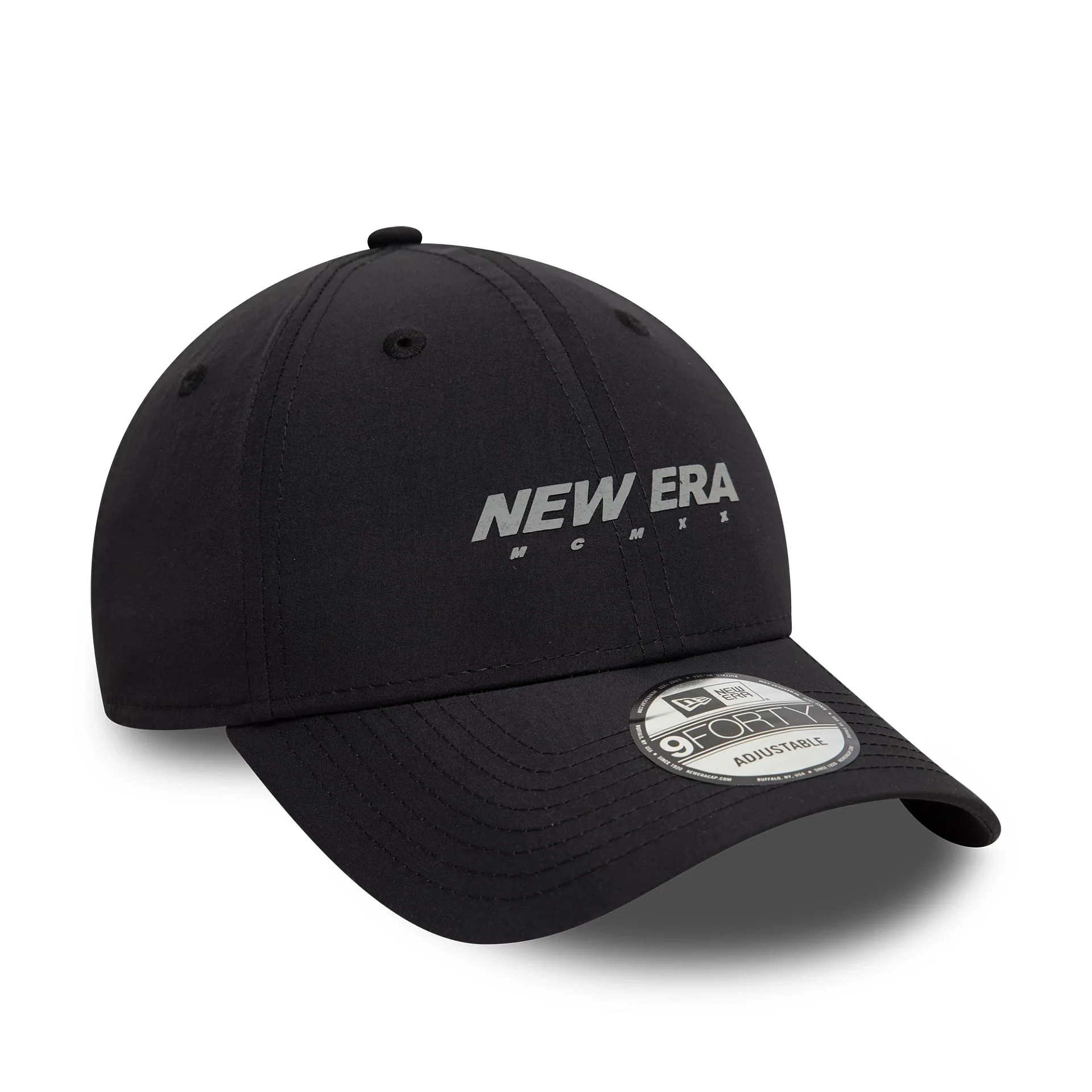 New Era MCMXX Tech Black 9FORTY Adjustable Cap - Image 3