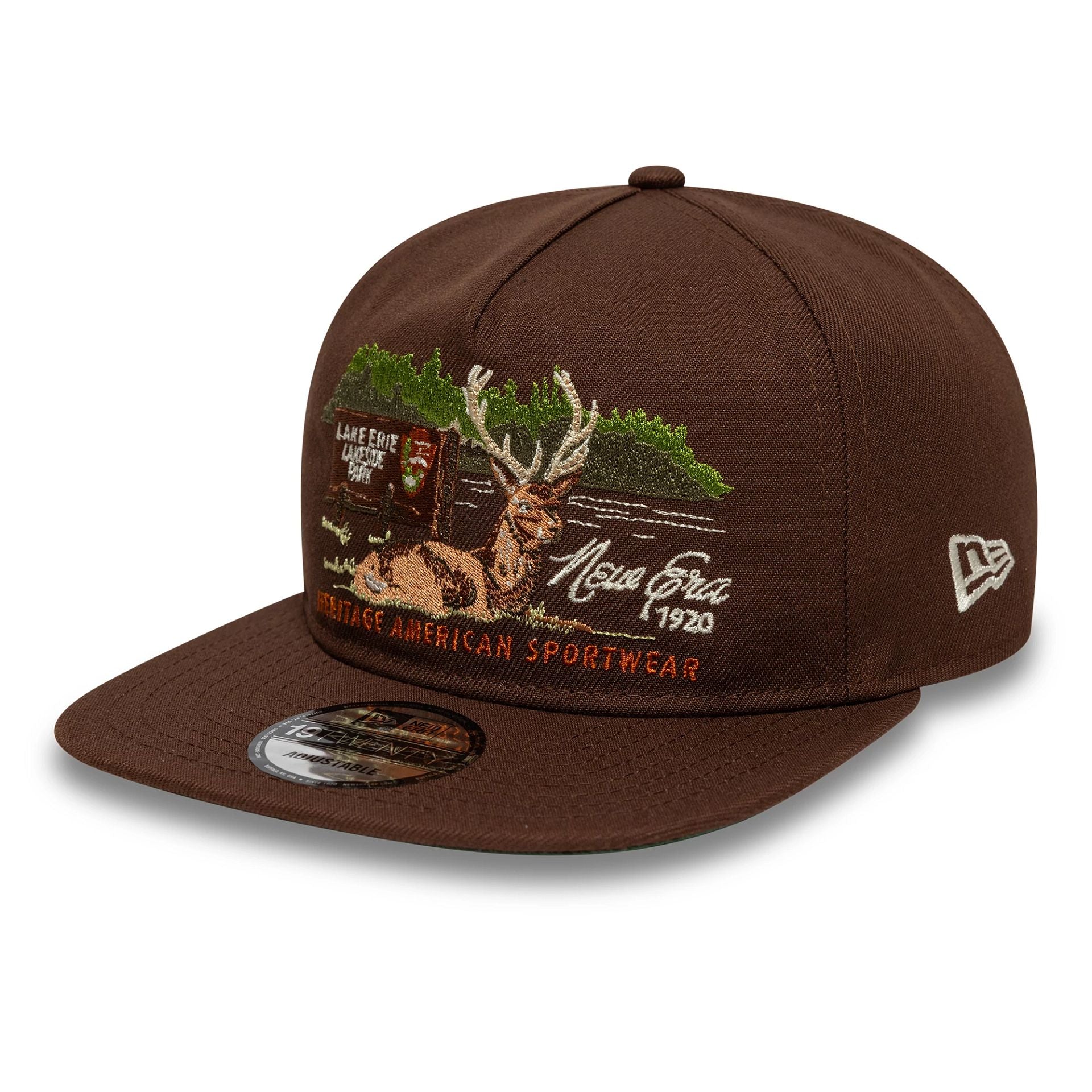 New Era Outdoor Graphic Brown 19TWENTY Adjustable Cap - Image 5