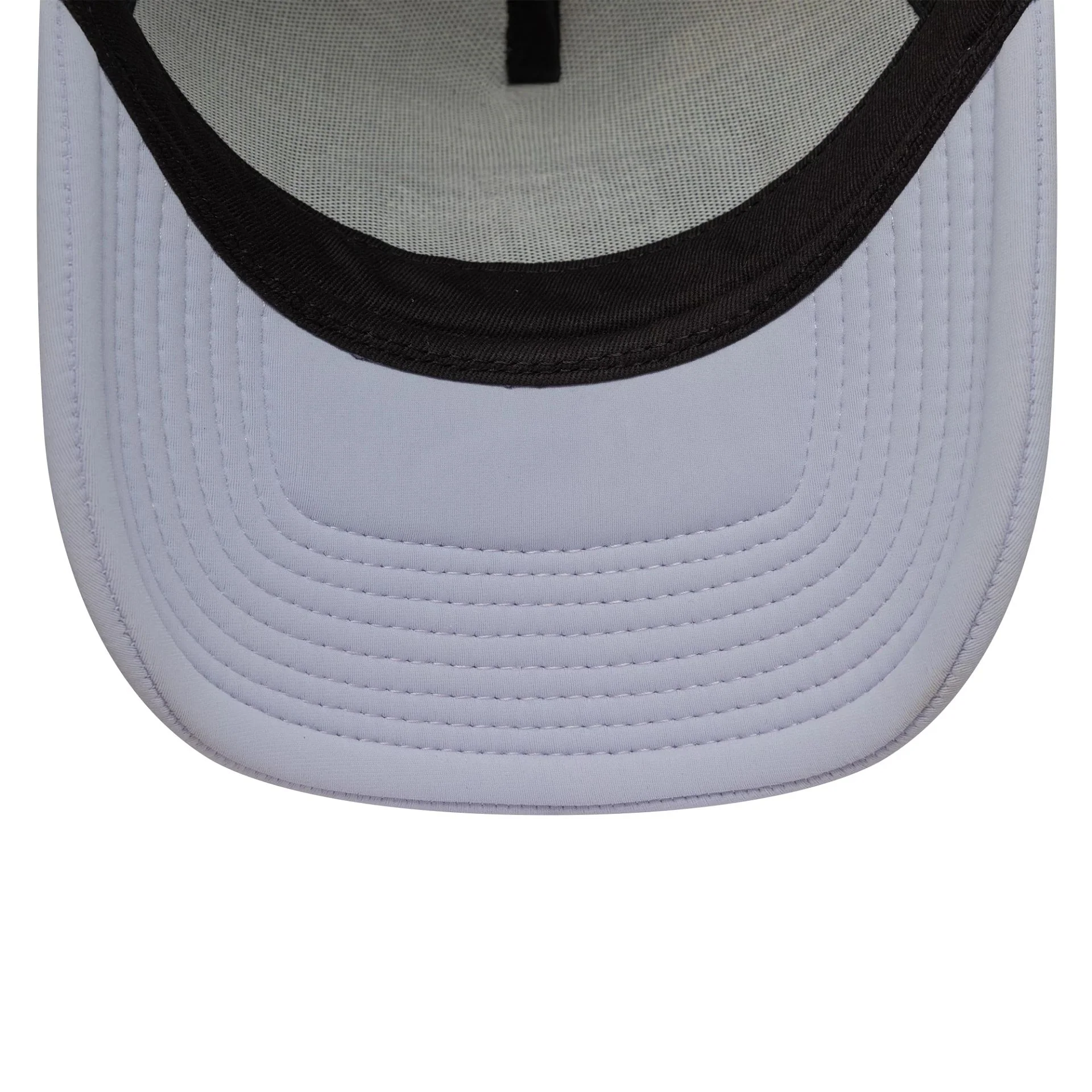 New Era Oval Foam Patch Pastel Blue 9FORTY A-Frame Trucker Adjustable Cap - Image 5
