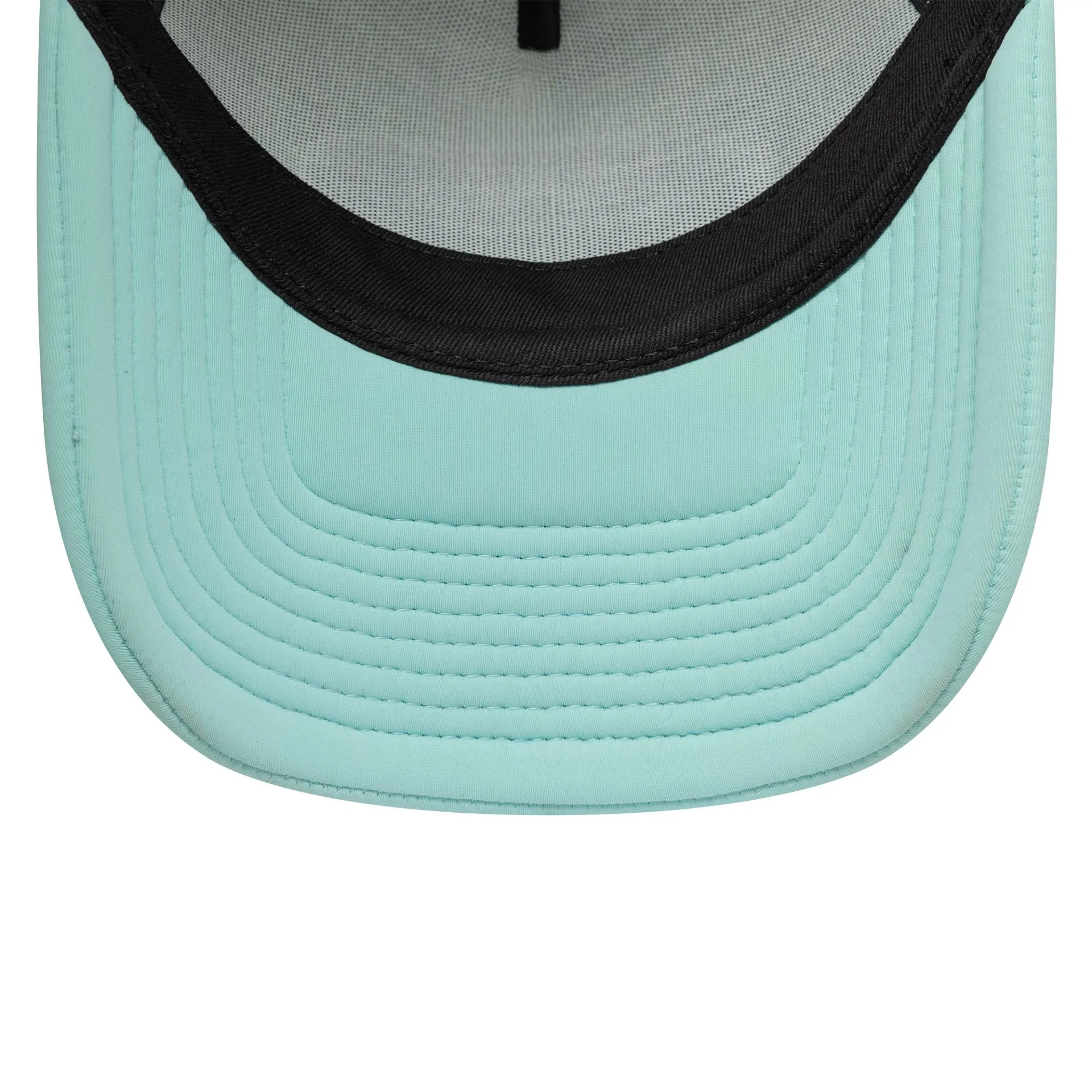 New Era Oval Foam Patch Pastel Green 9FORTY A-Frame Trucker Adjustable Cap - Image 5
