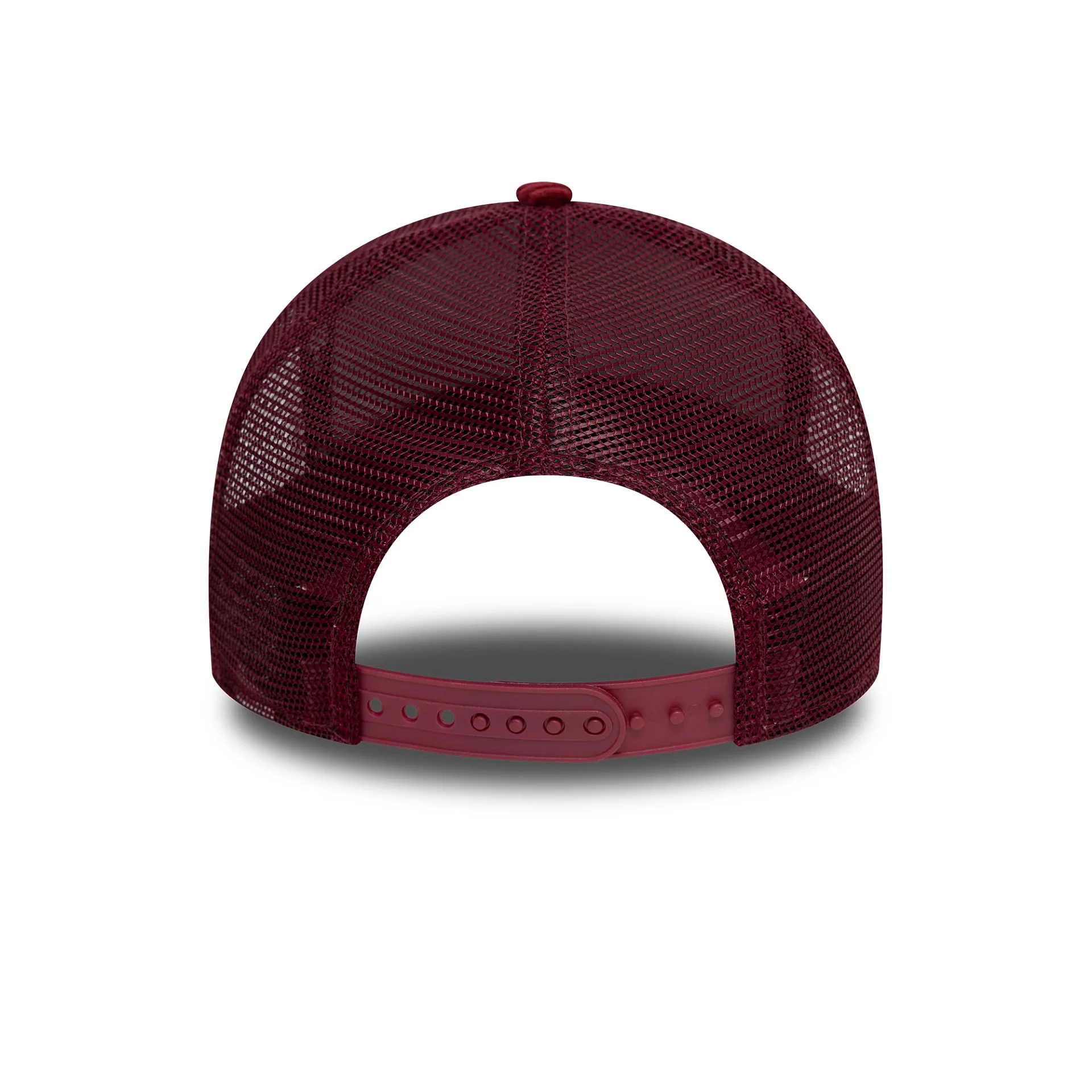 New Era Patch Cord Dark Red 9FORTY A-Frame Trucker Adjustable Cap - Image 4