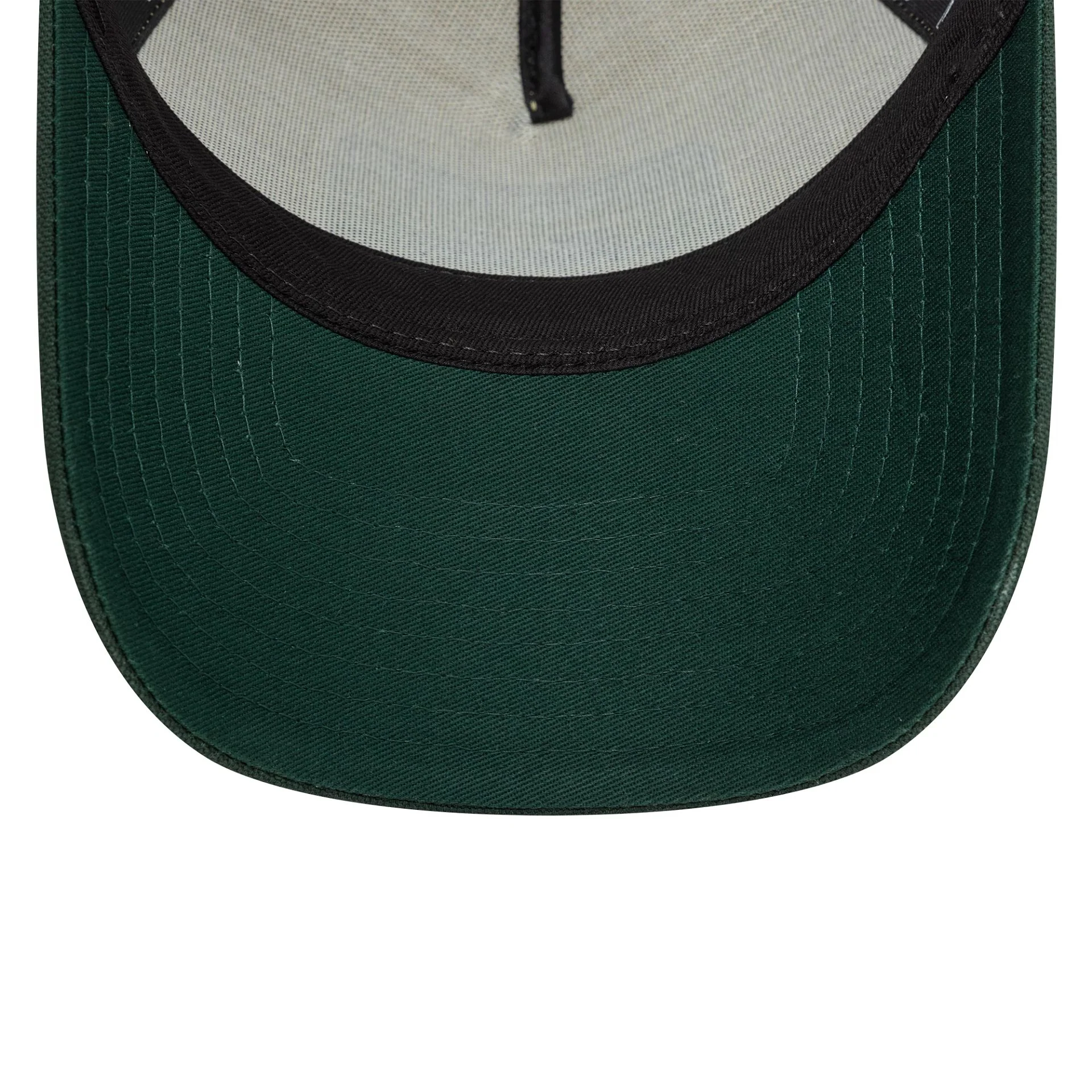 New Era Patch Cotton Canvas Cream 9FORTY A-Frame Trucker Adjustable Cap - Image 5