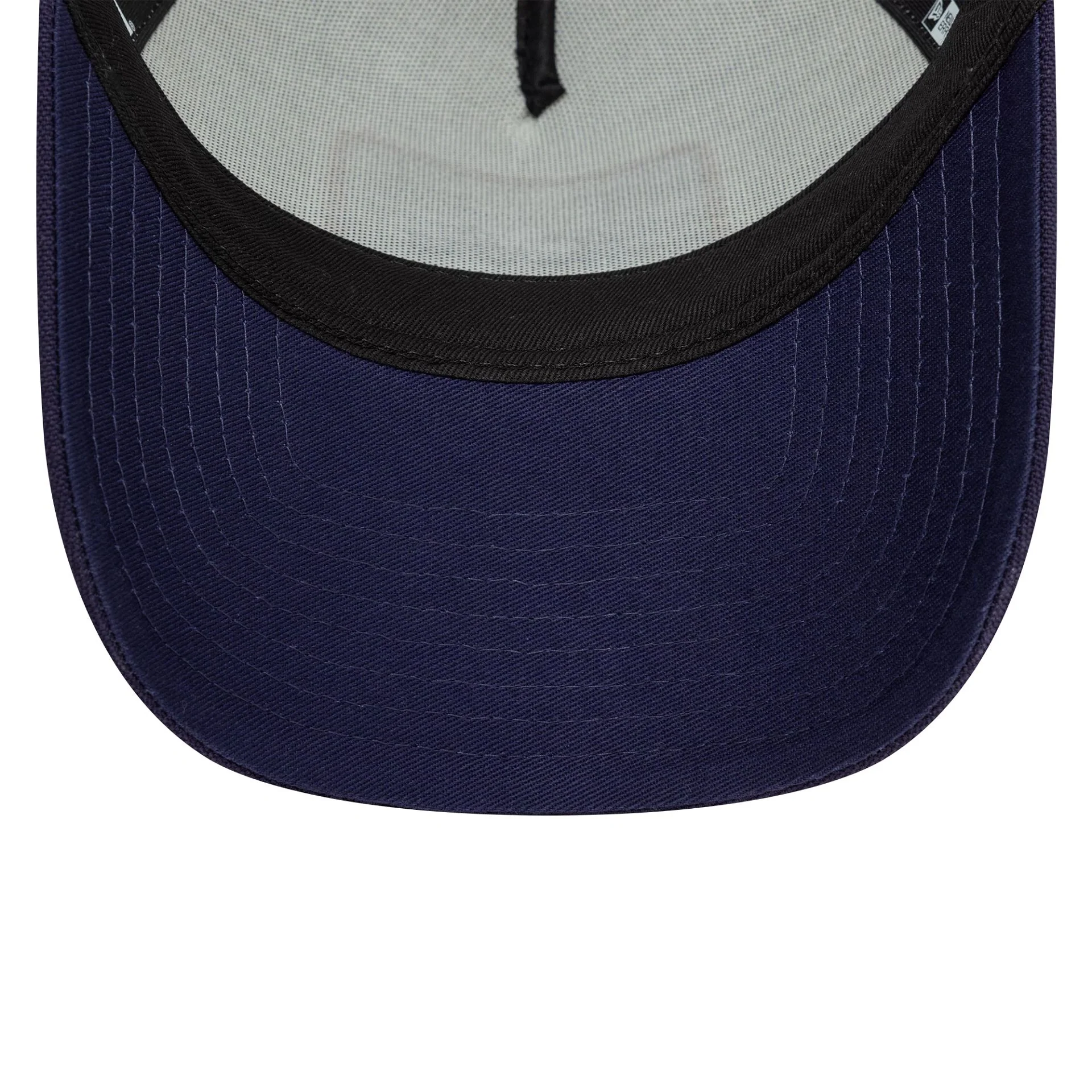 New Era Patch Cotton Canvas White 9FORTY A-Frame Trucker Adjustable Cap - Image 5