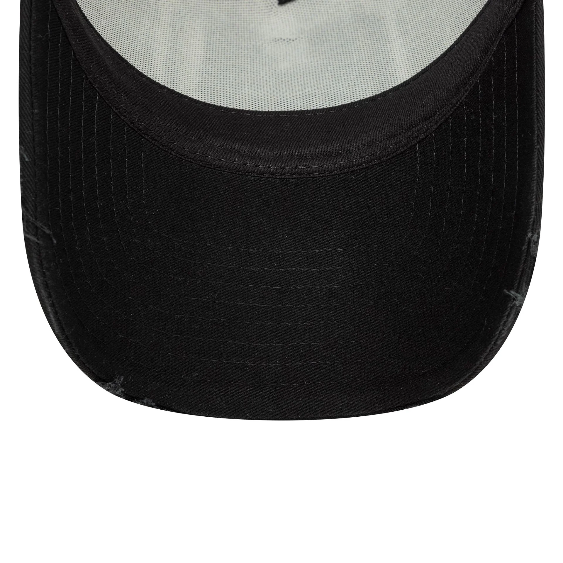 New Era Patch Distressed White & Black 9FORTY A-Frame Trucker Adjustable Cap - Image 5