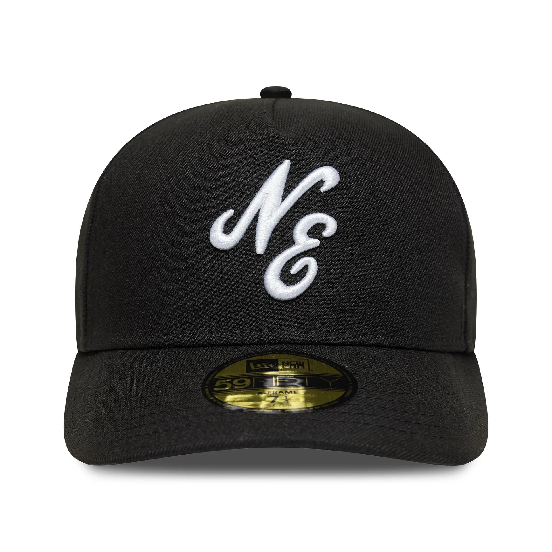 New Era Script Black A-Frame 59FIFTY Fitted Cap - Image 3