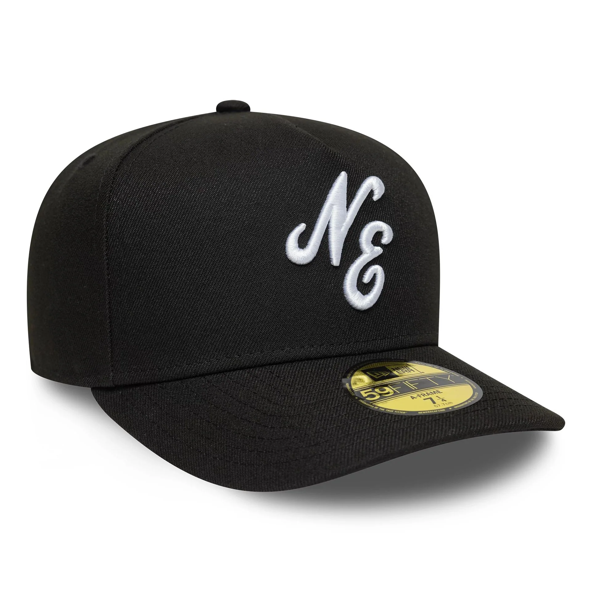 New Era Script Black A-Frame 59FIFTY Fitted Cap - Image 4