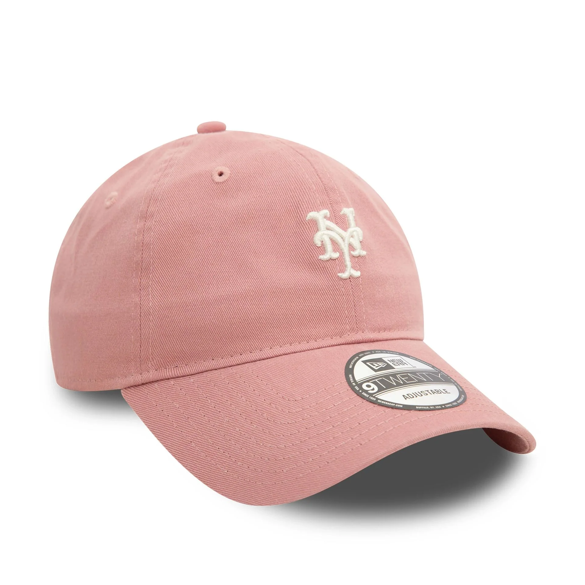 New York Mets Mini Washed Dark Pink 9TWENTY Adjustable Cap - Image 3