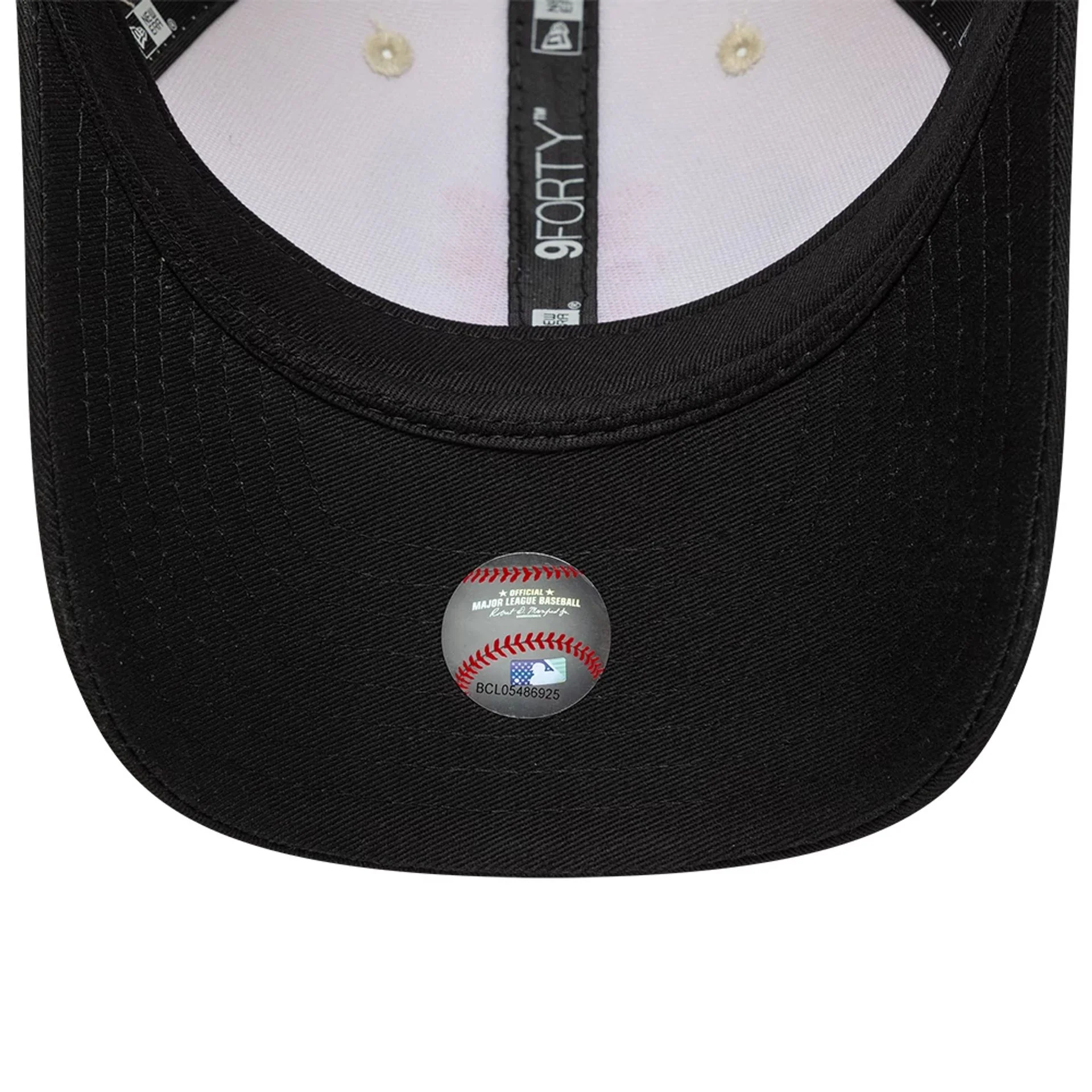 New York Mets MLB Side Script Cream 9FORTY M-Crown Adjustable Cap - Image 5