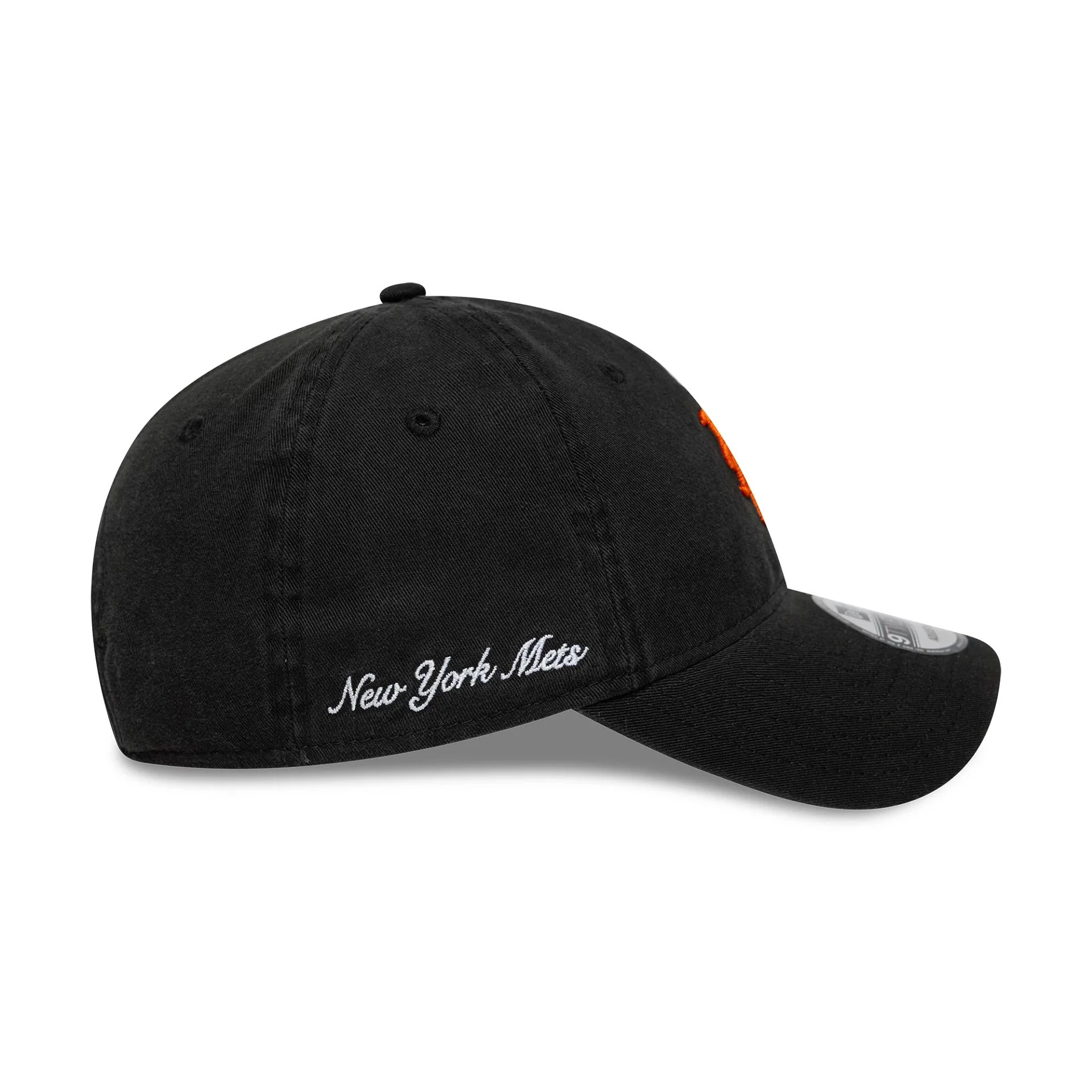 New York Mets MLB Washed Script Black 9TWENTY Cap - Image 5