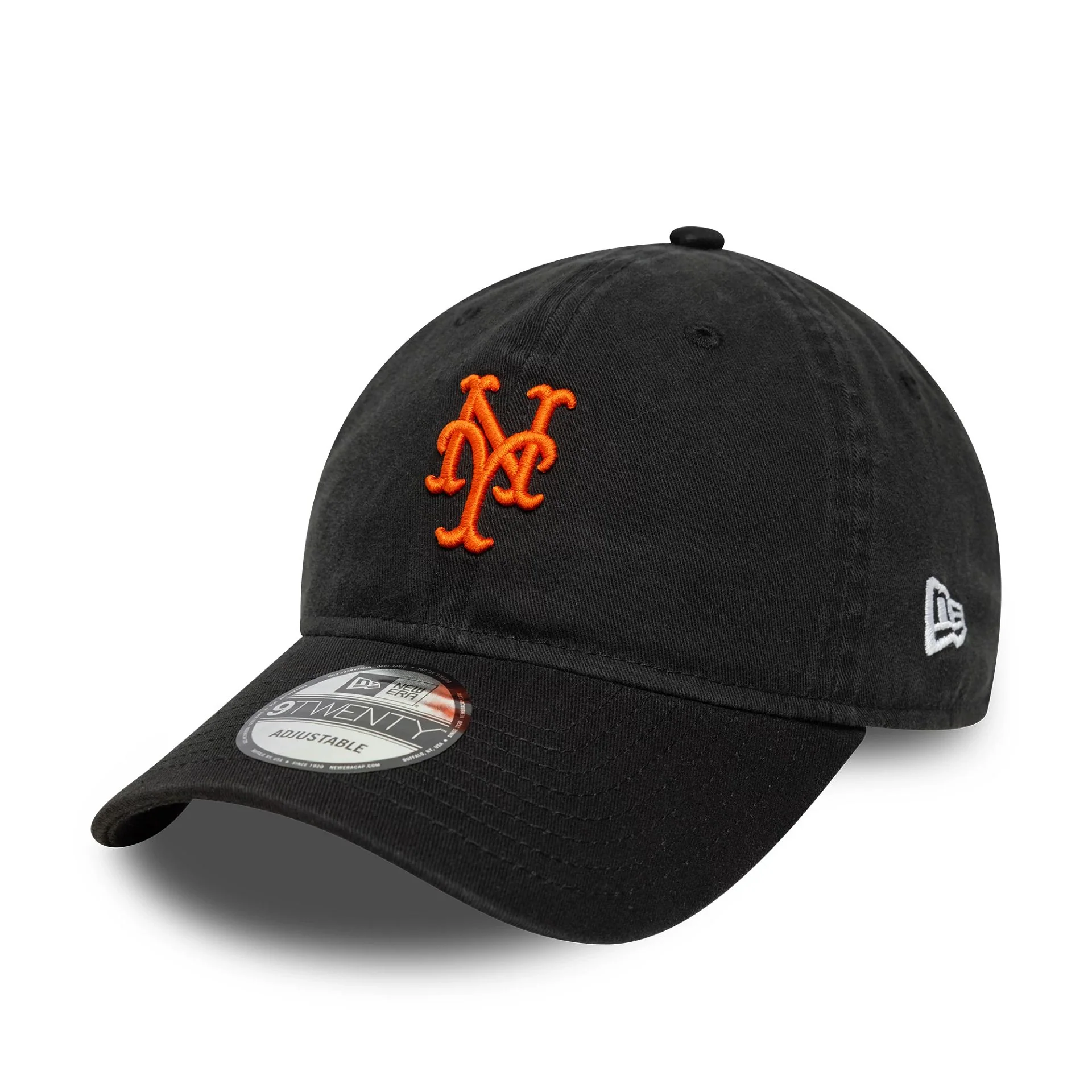 New York Mets MLB Washed Script Black 9TWENTY Cap - Image 6