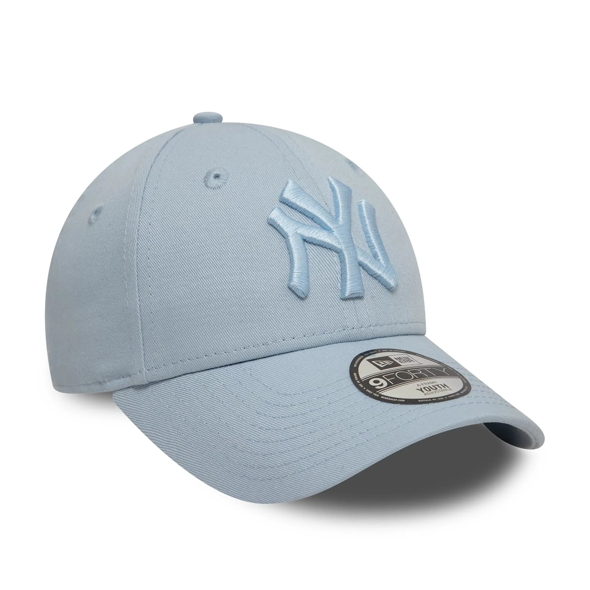New York Yankees Child League Essential Pastel Blue 9FORTY Adjustable Cap - Image 3
