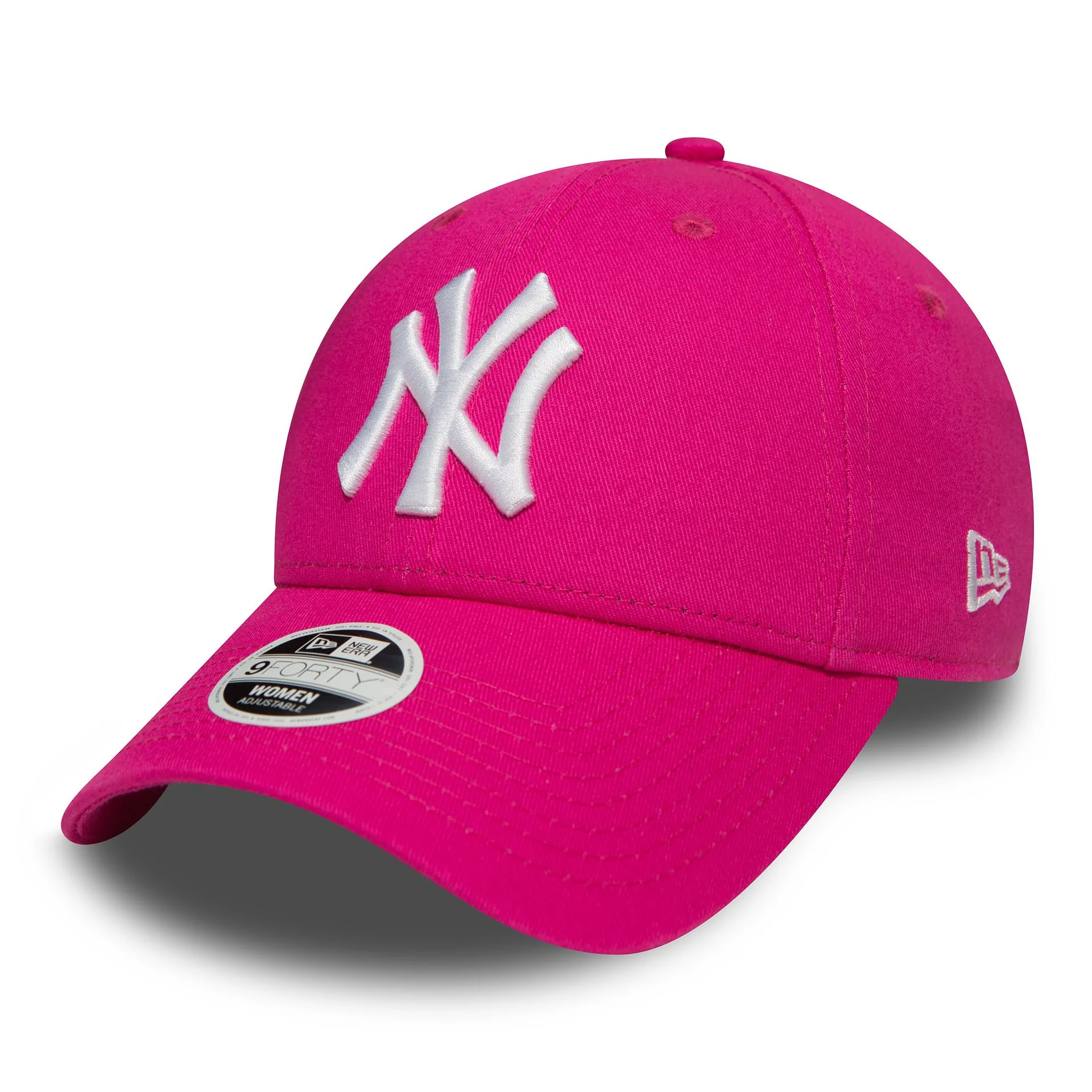 New York Yankees Essential Womens Bright Pink 9FORTY Cap - Image 4
