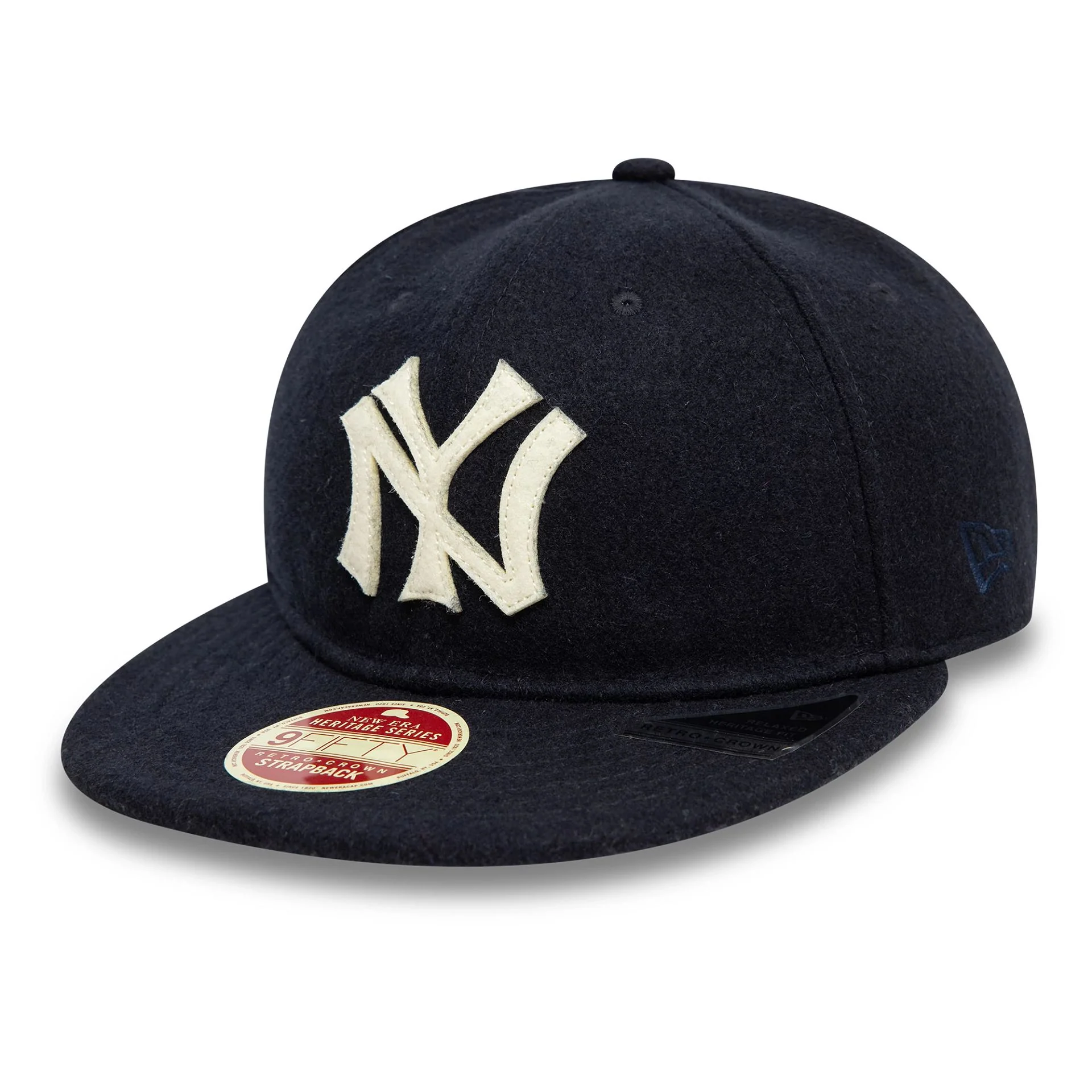 New York Yankees Heritage Series Navy Retro Crown 9FIFTY Strapback Cap - Image 5
