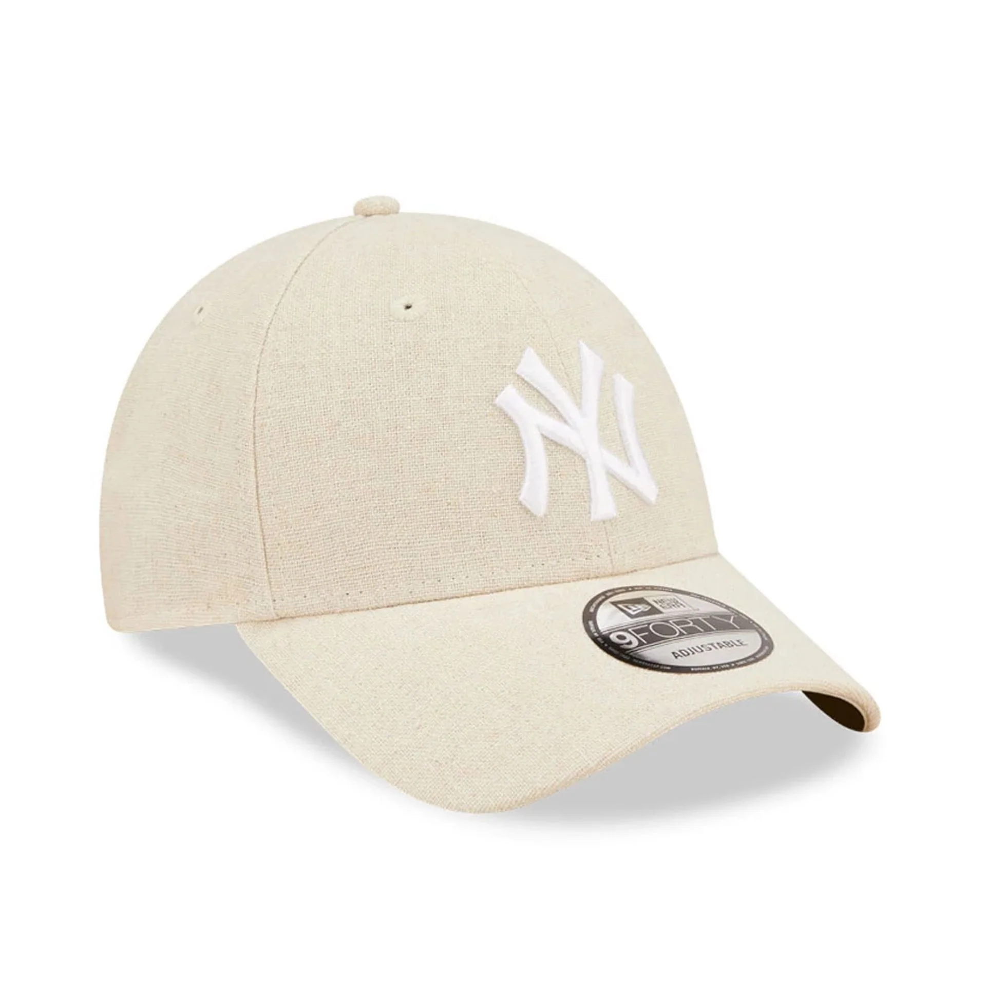 New York Yankees Linen Cream 9FORTY Adjustable Cap - Image 3