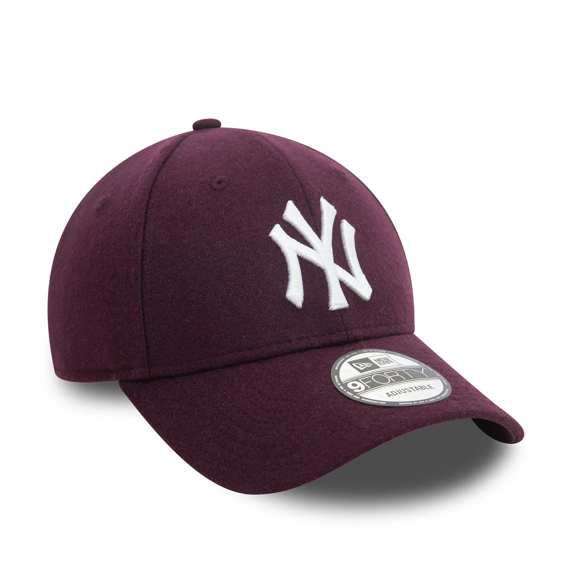 New York Yankees Melton Wool Purple 9FORTY Adjustable Cap - Image 3