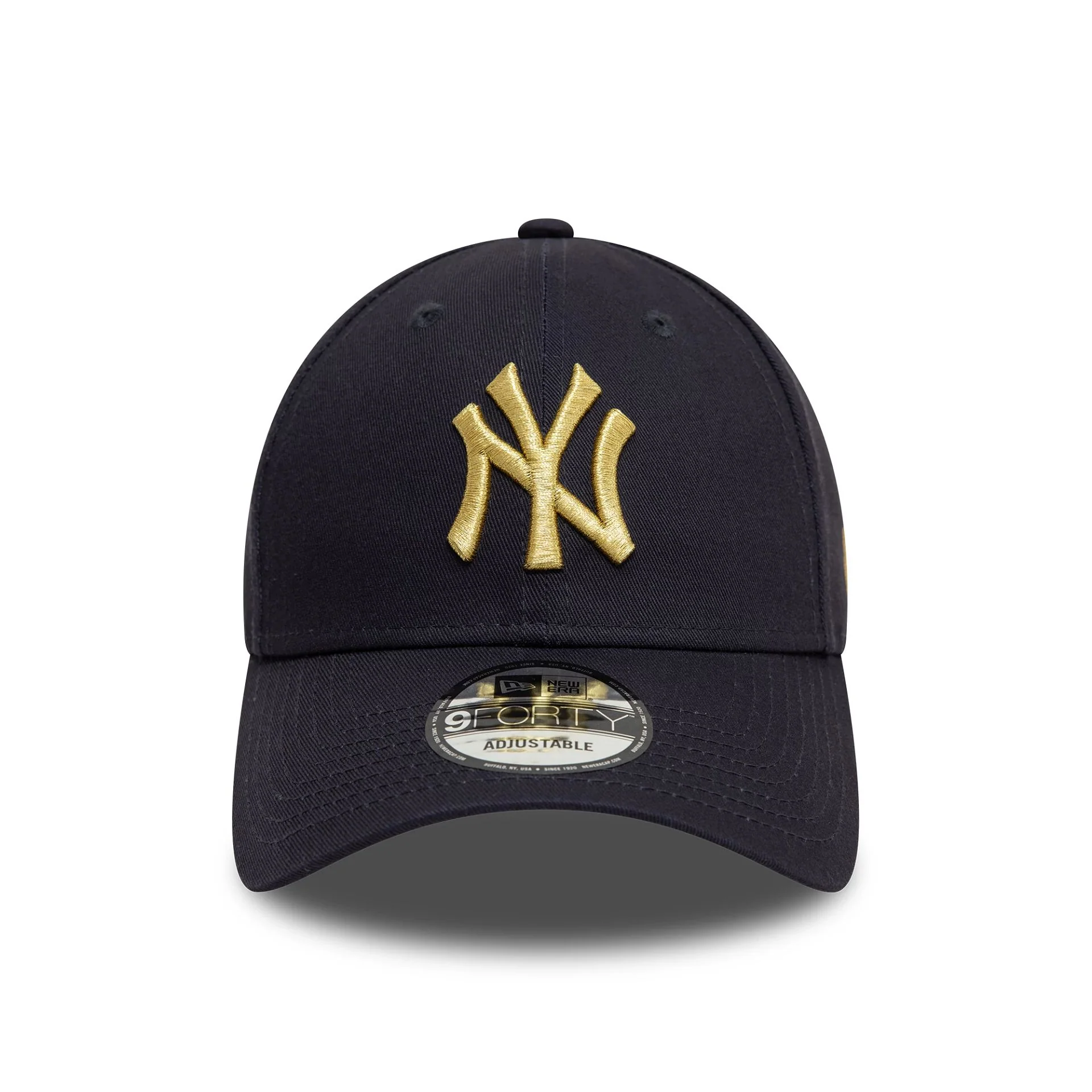 New York Yankees Metallic Navy 9FORTY Adjustable Cap - Image 2