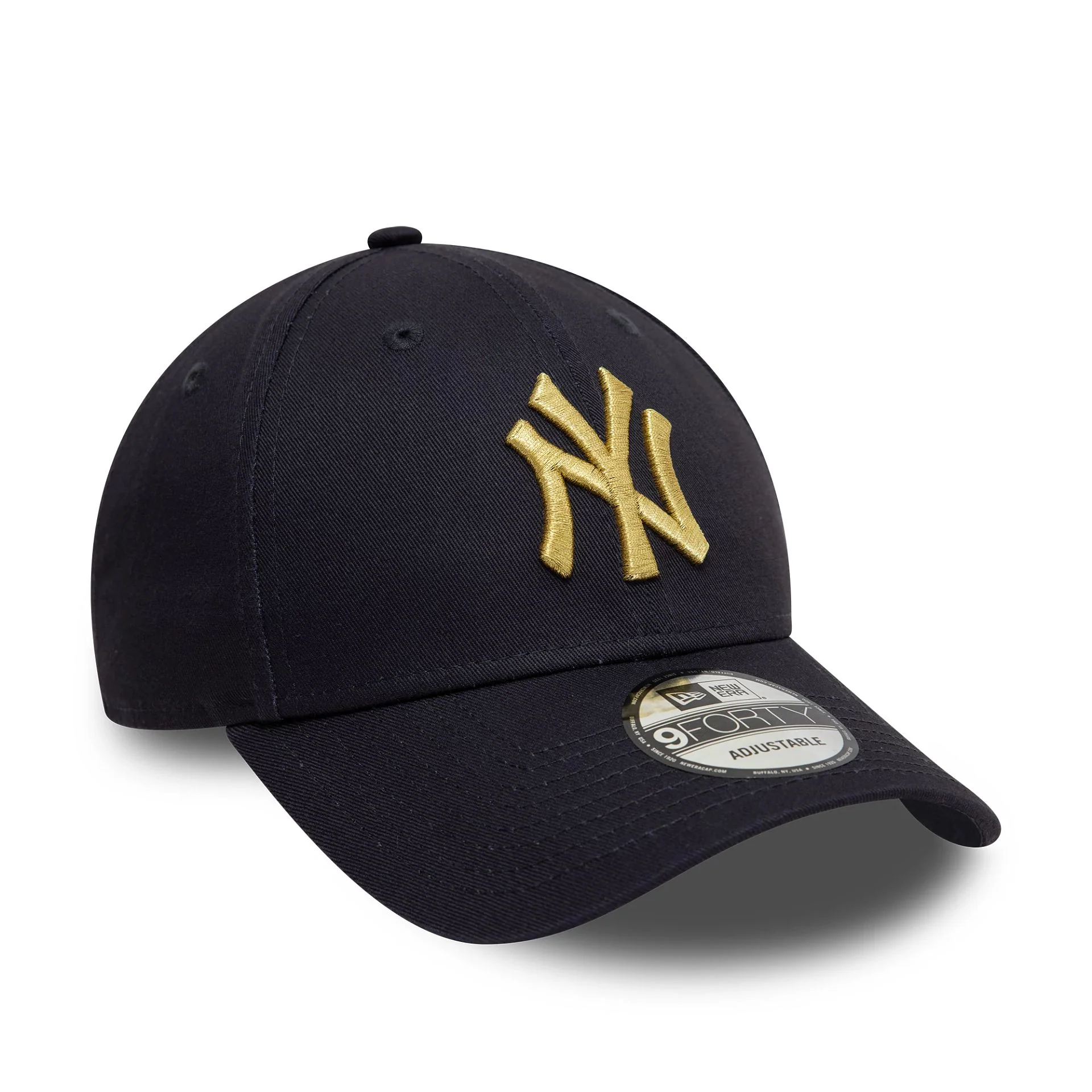 New York Yankees Metallic Navy 9FORTY Adjustable Cap - Image 3