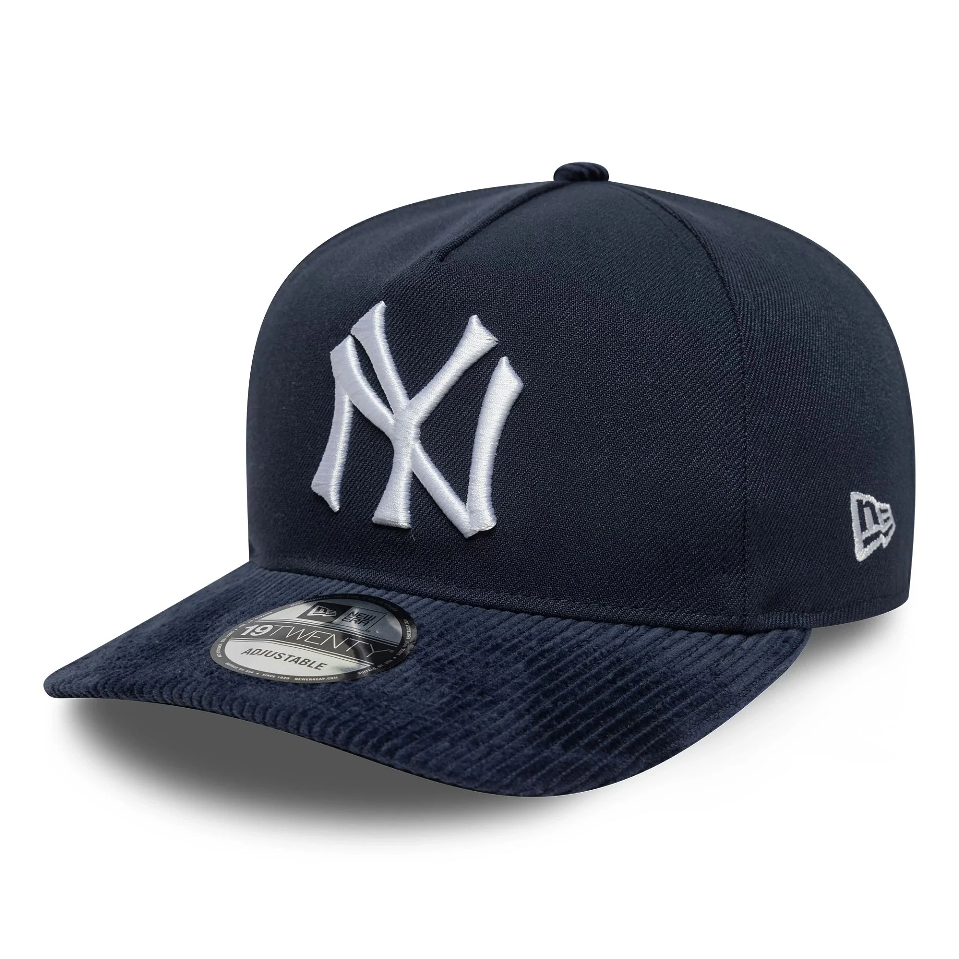 New York Yankees MLB Cooperstown Cord Navy 19TWENTY Adjustable Cap - Image 5