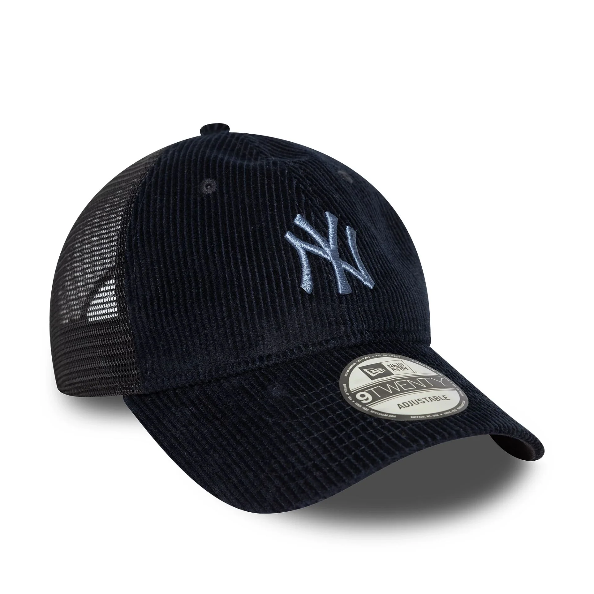 New York Yankees MLB Cord Navy 9TWENTY Trucker Adjustable Cap - Image 2
