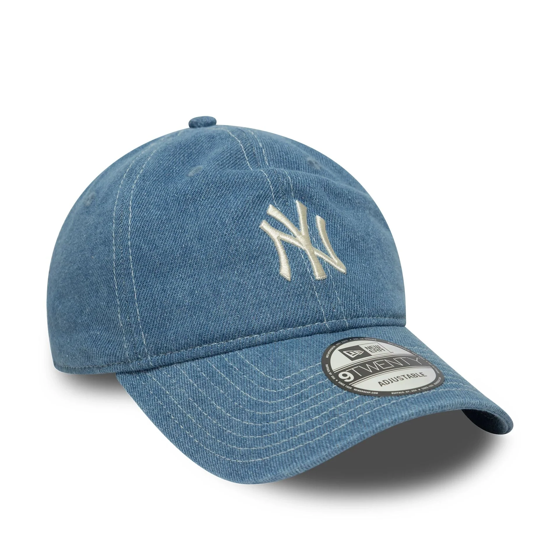 New York Yankees MLB Denim Blue 9TWENTY Adjustable Cap - Image 3