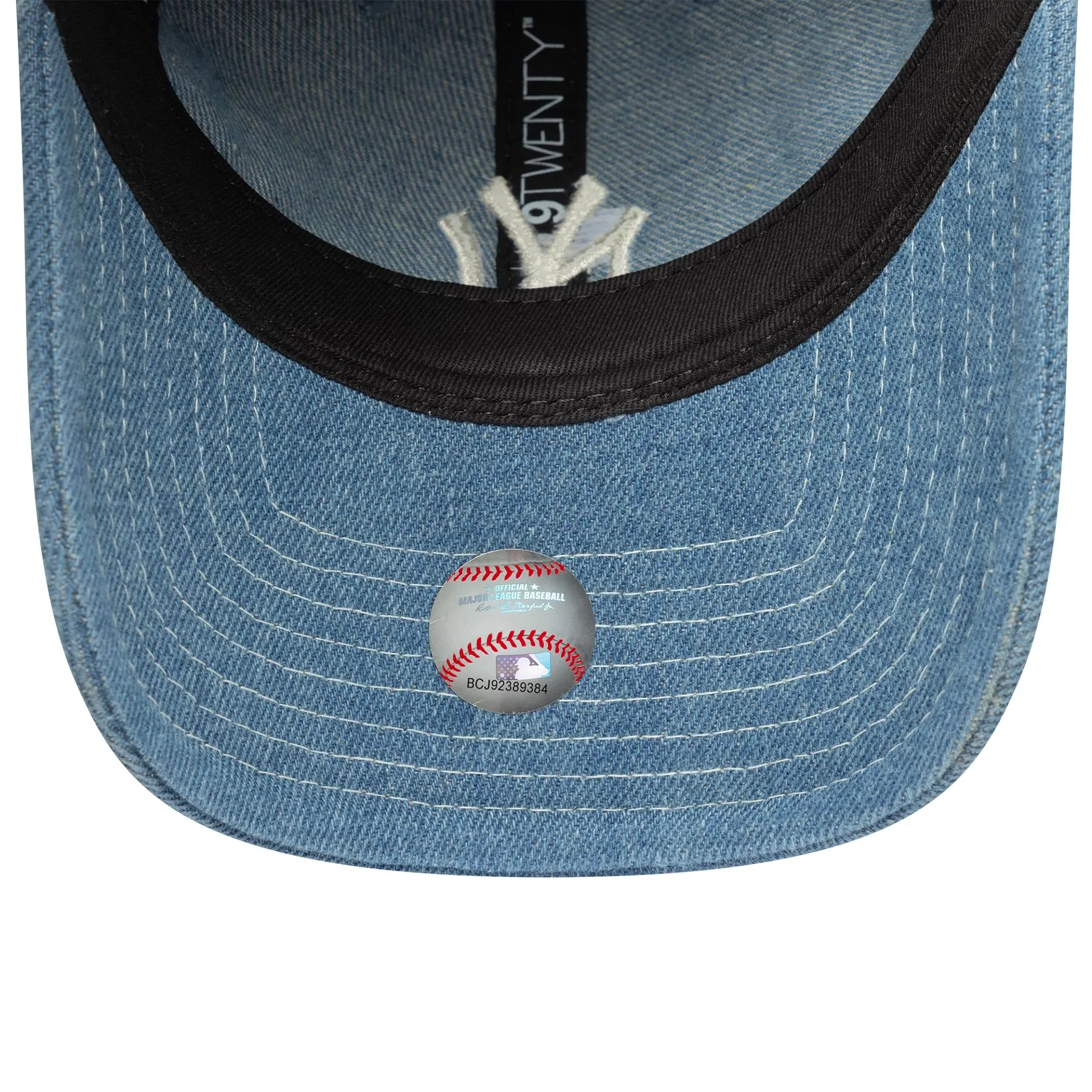 New York Yankees MLB Denim Blue 9TWENTY Adjustable Cap - Image 5