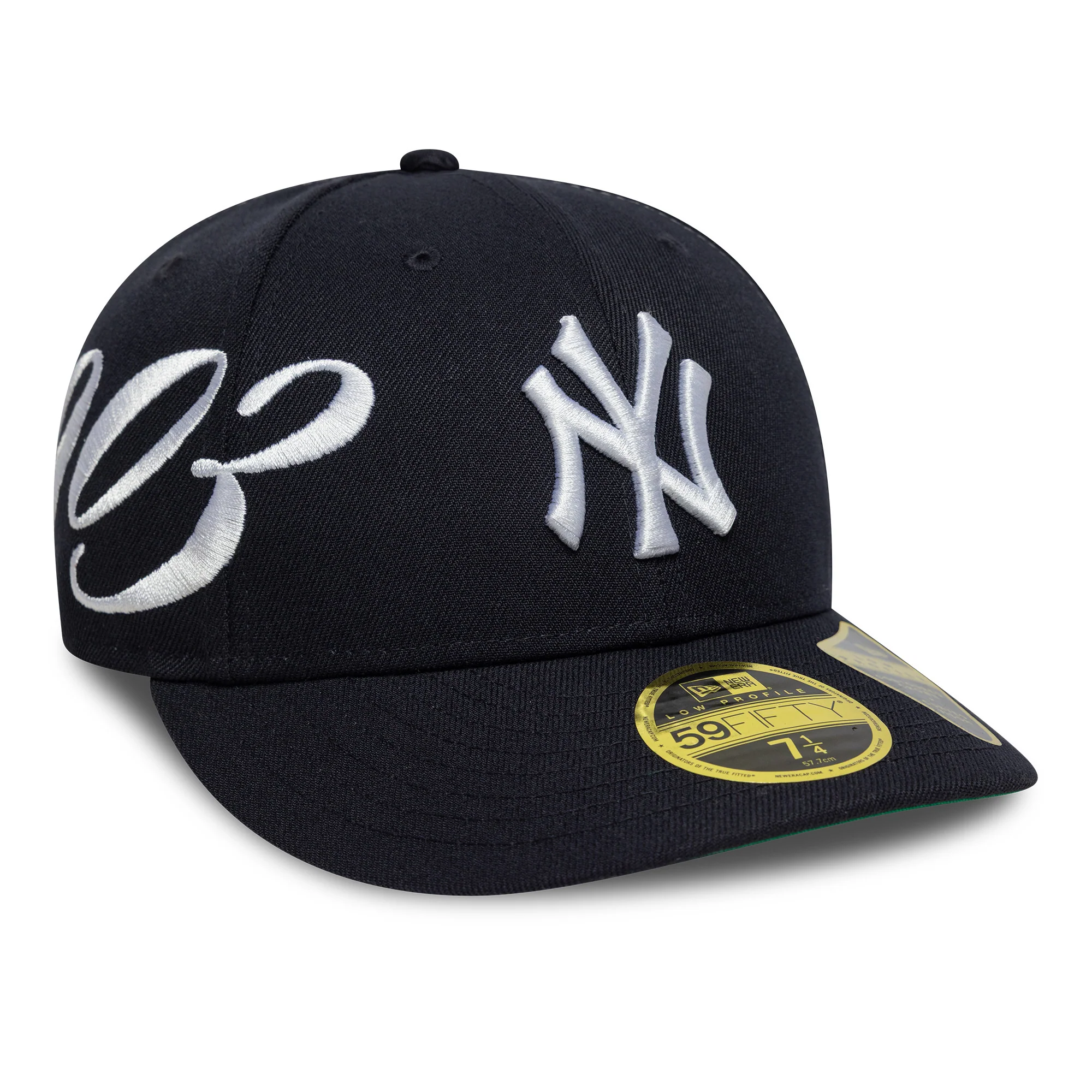 New York Yankees MLB Est Script Navy Low Profile 59FIFTY Fitted Cap - Image 2
