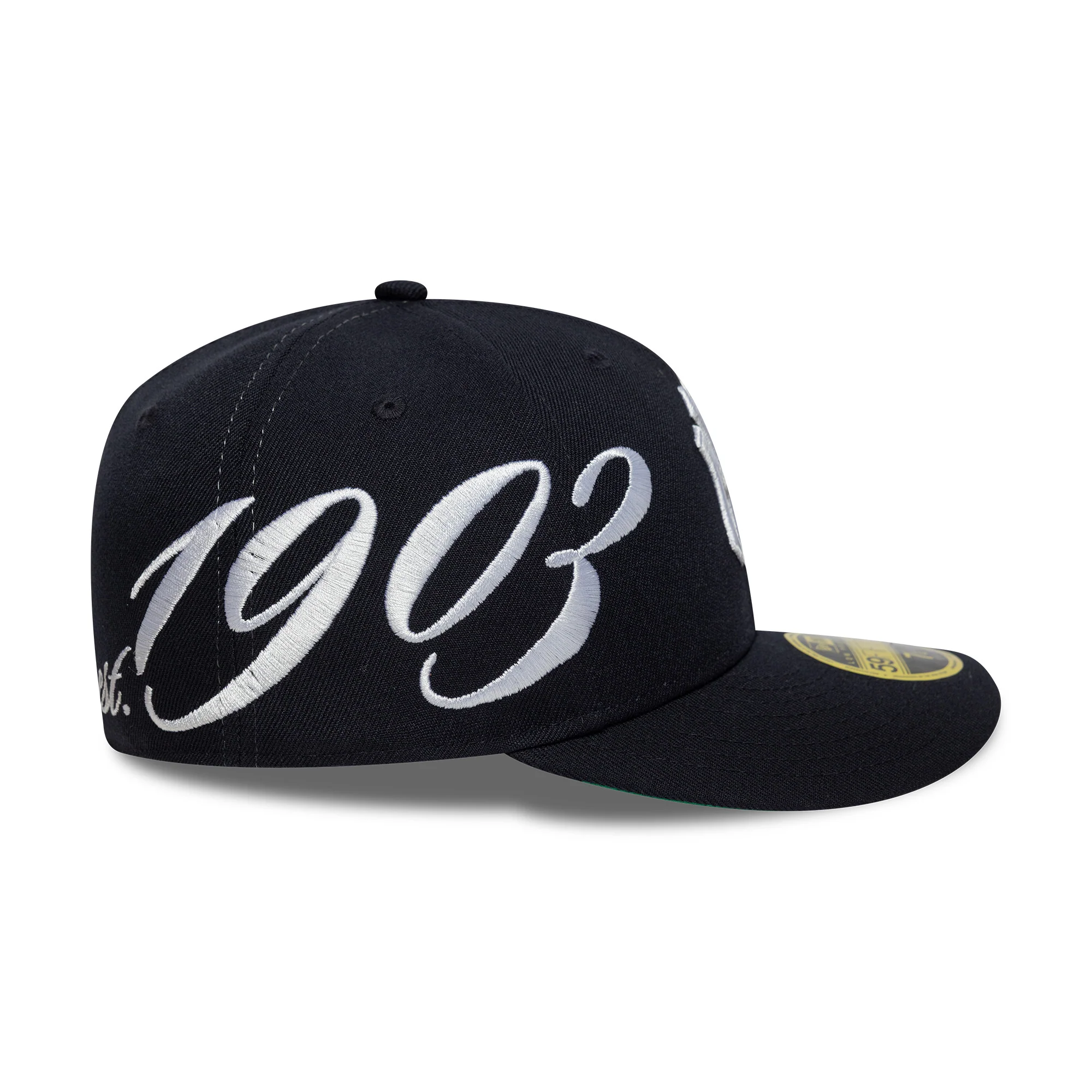 New York Yankees MLB Est Script Navy Low Profile 59FIFTY Fitted Cap - Image 5
