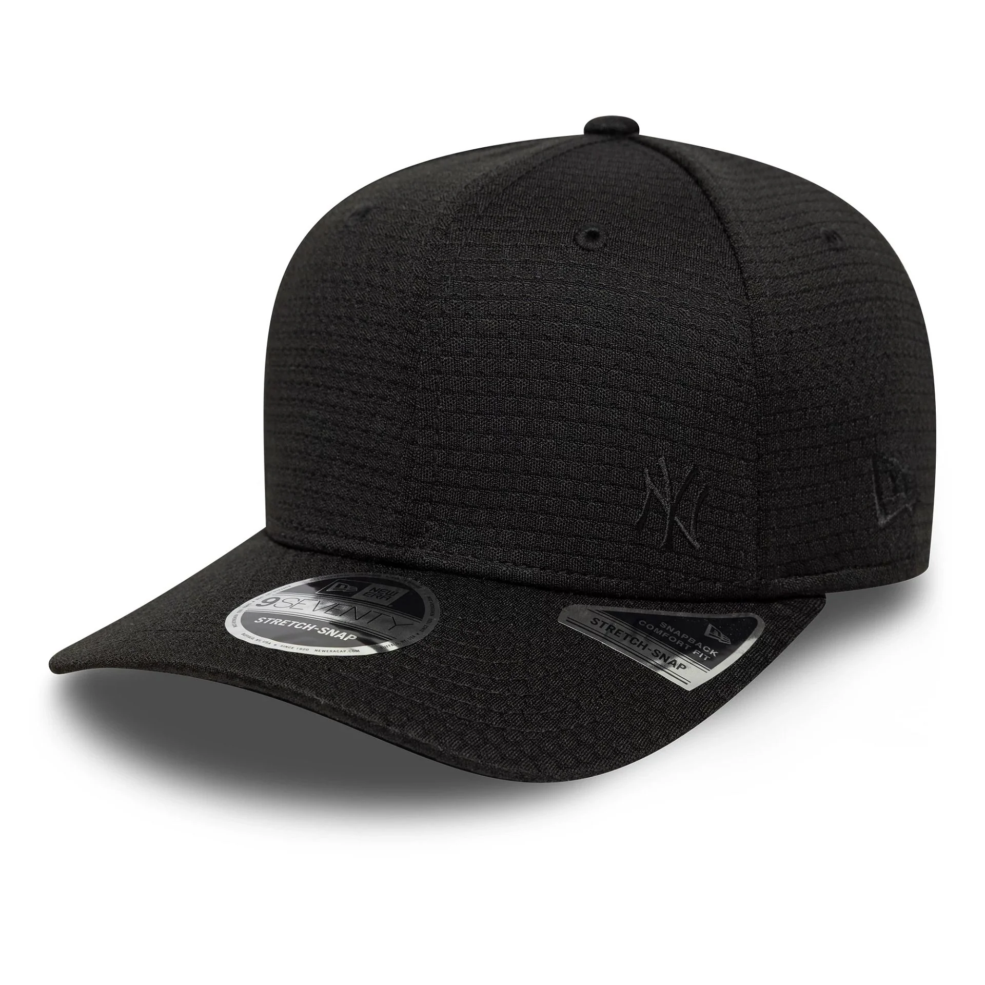 New York Yankees MLB Flawless Mesh Black 9SEVENTY Stretch Snap Cap - Image 5